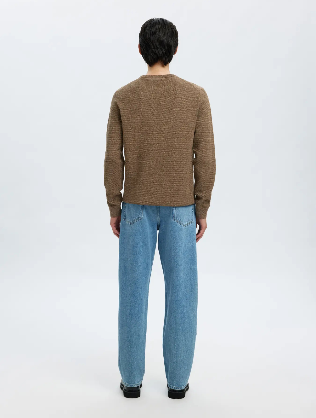Ross Knit Structure Crew Neck
