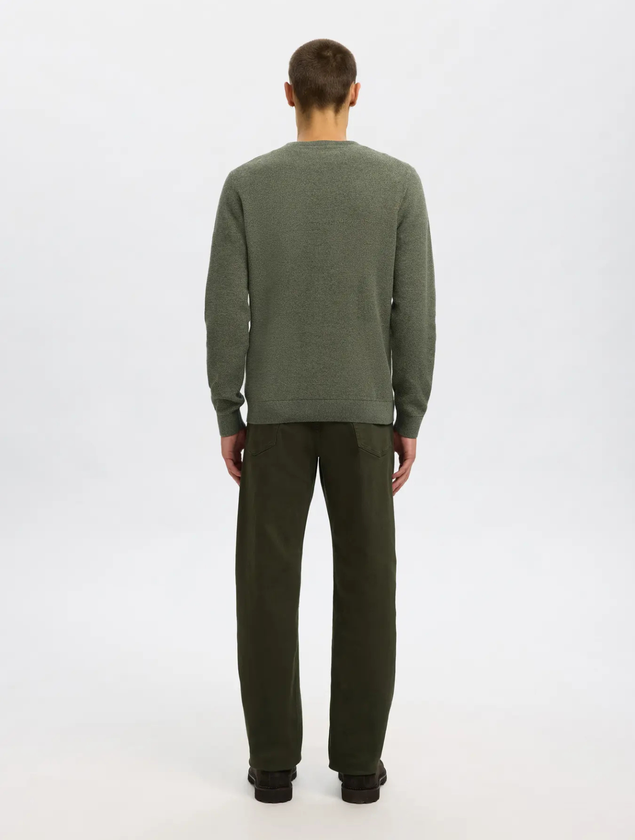 Ross Knit Structure Crew Neck