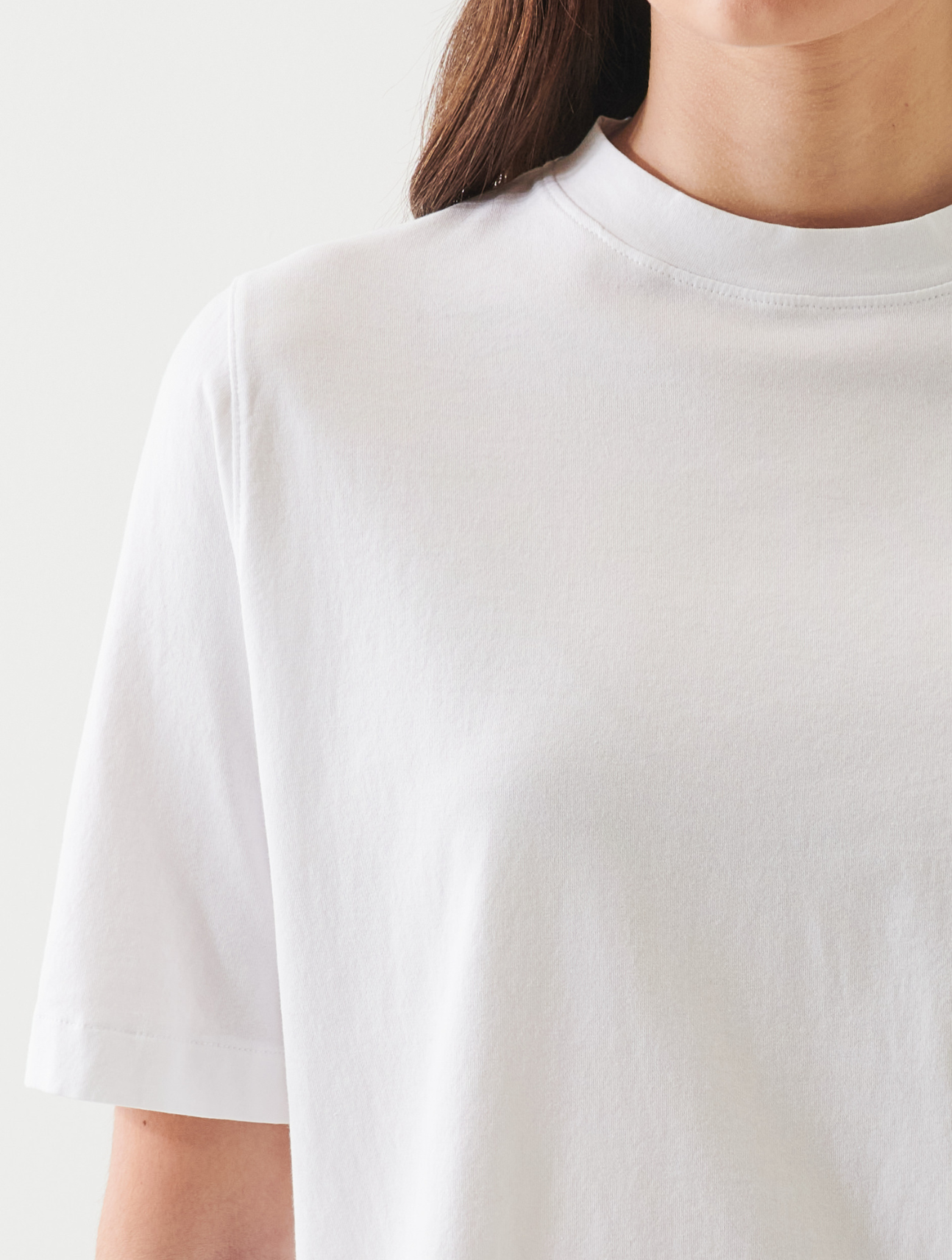 Mercerized Short Sleeve Cotton Crew