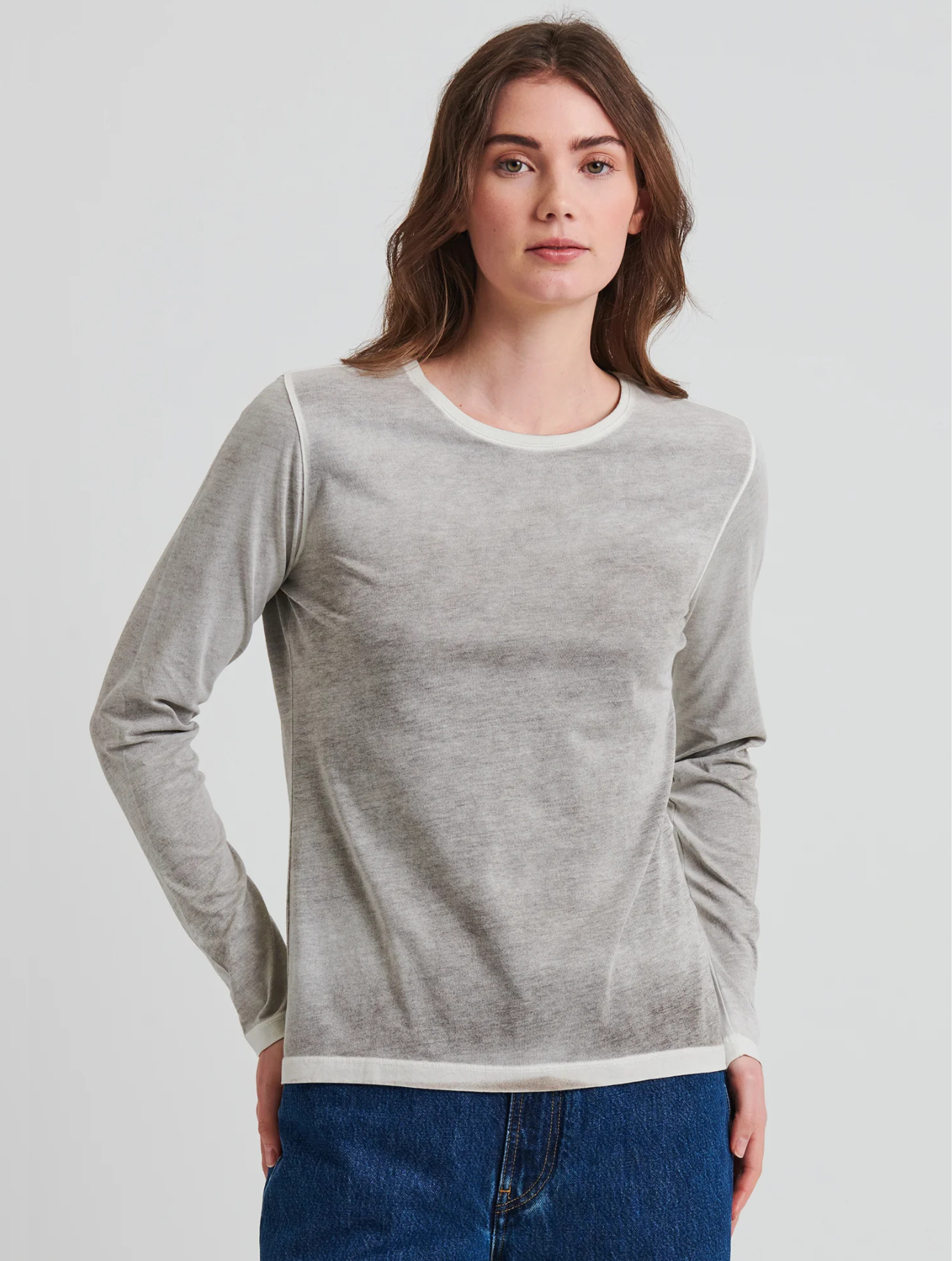 Pima Classic Reverse Spray Long Sleeve