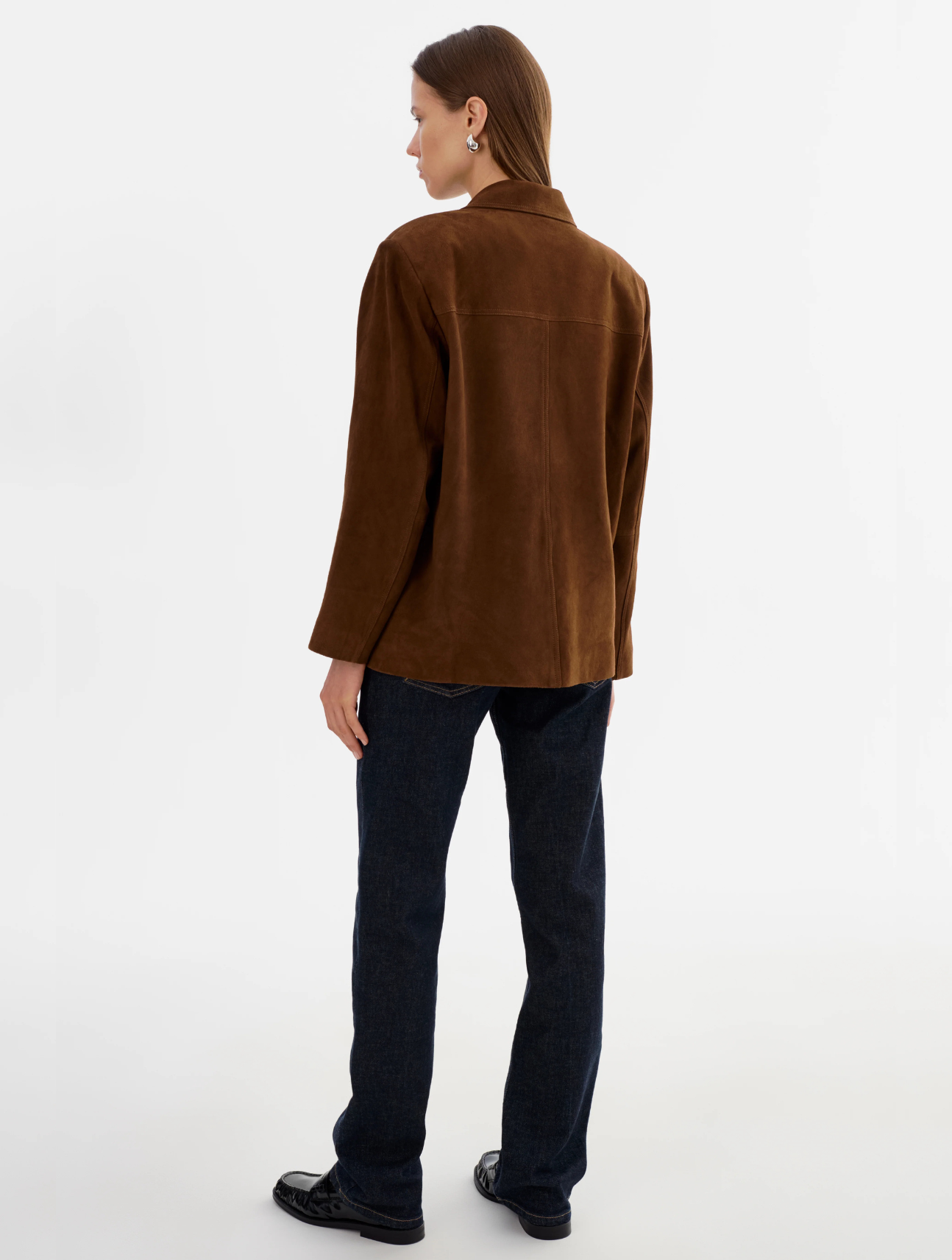 Tori Suede Blazer Jacket