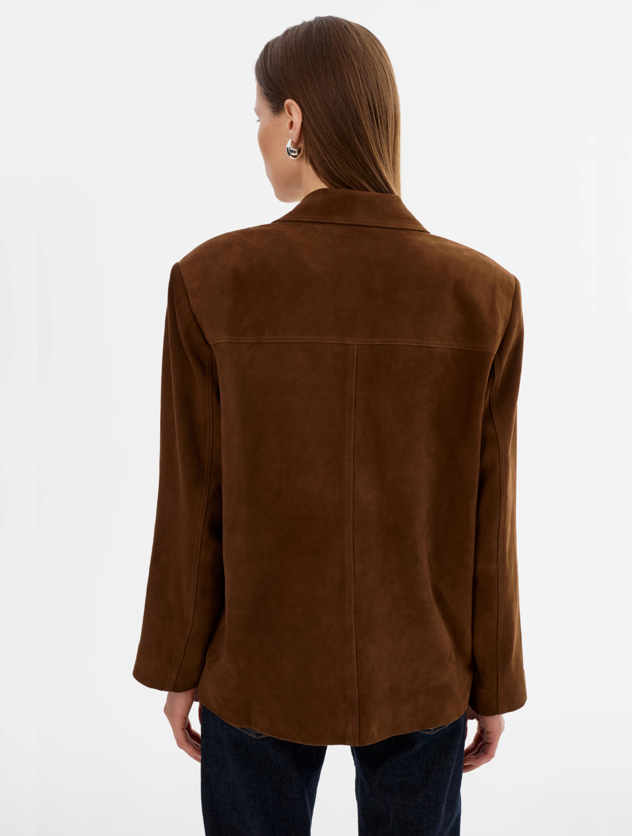 Tori Suede Blazer Jacket