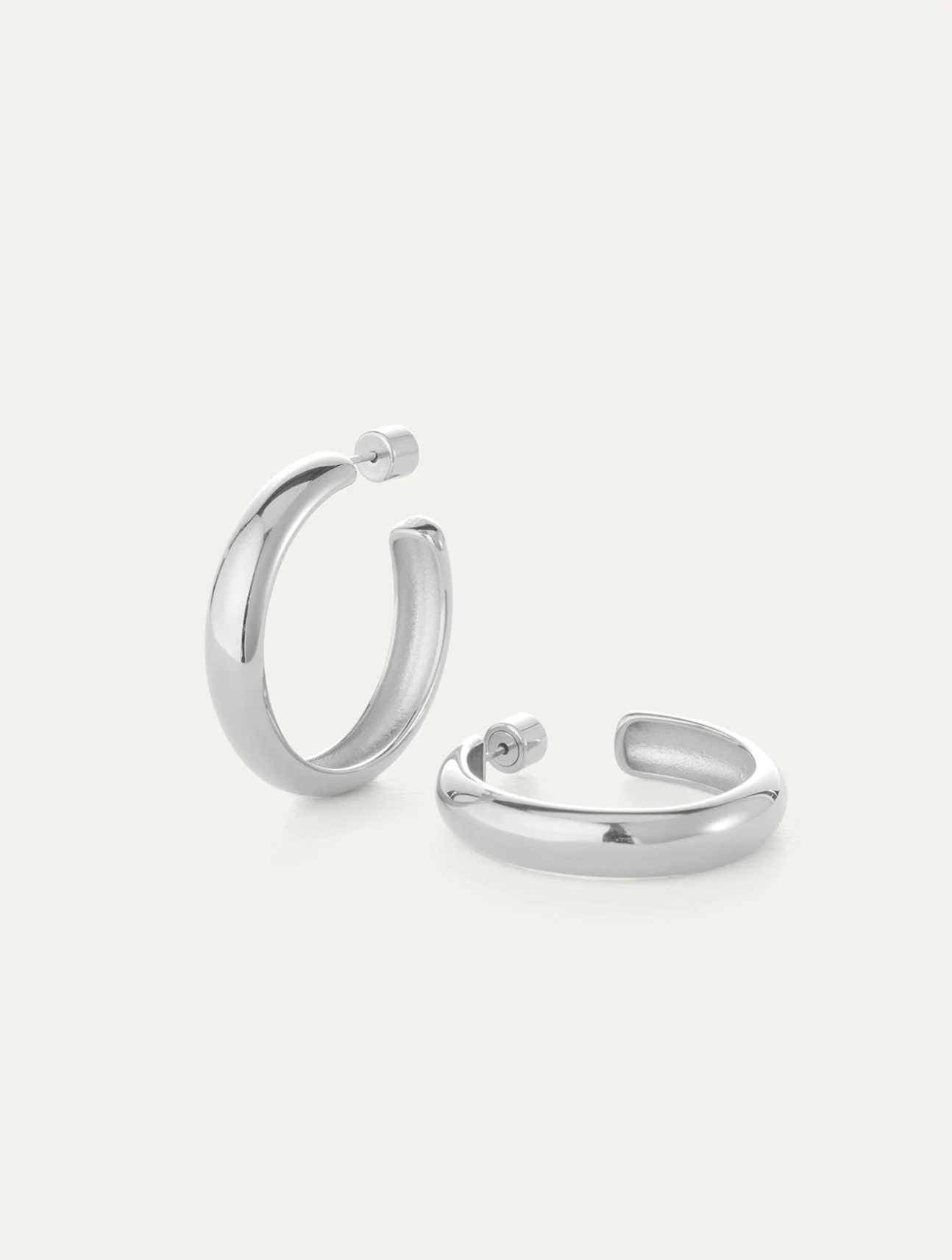 Staple Hoop Earrings - Large