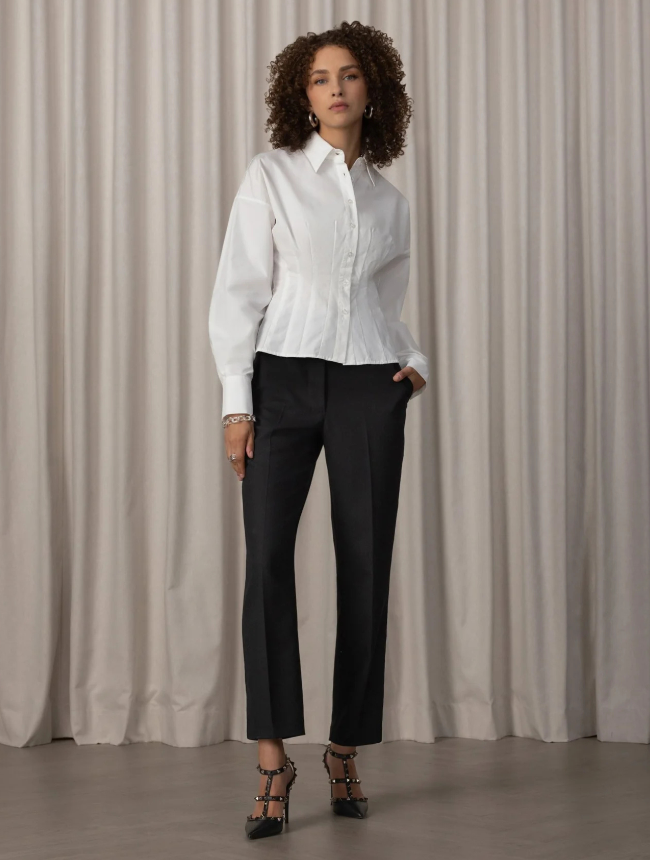 Belfast Cinch Waist Shirt