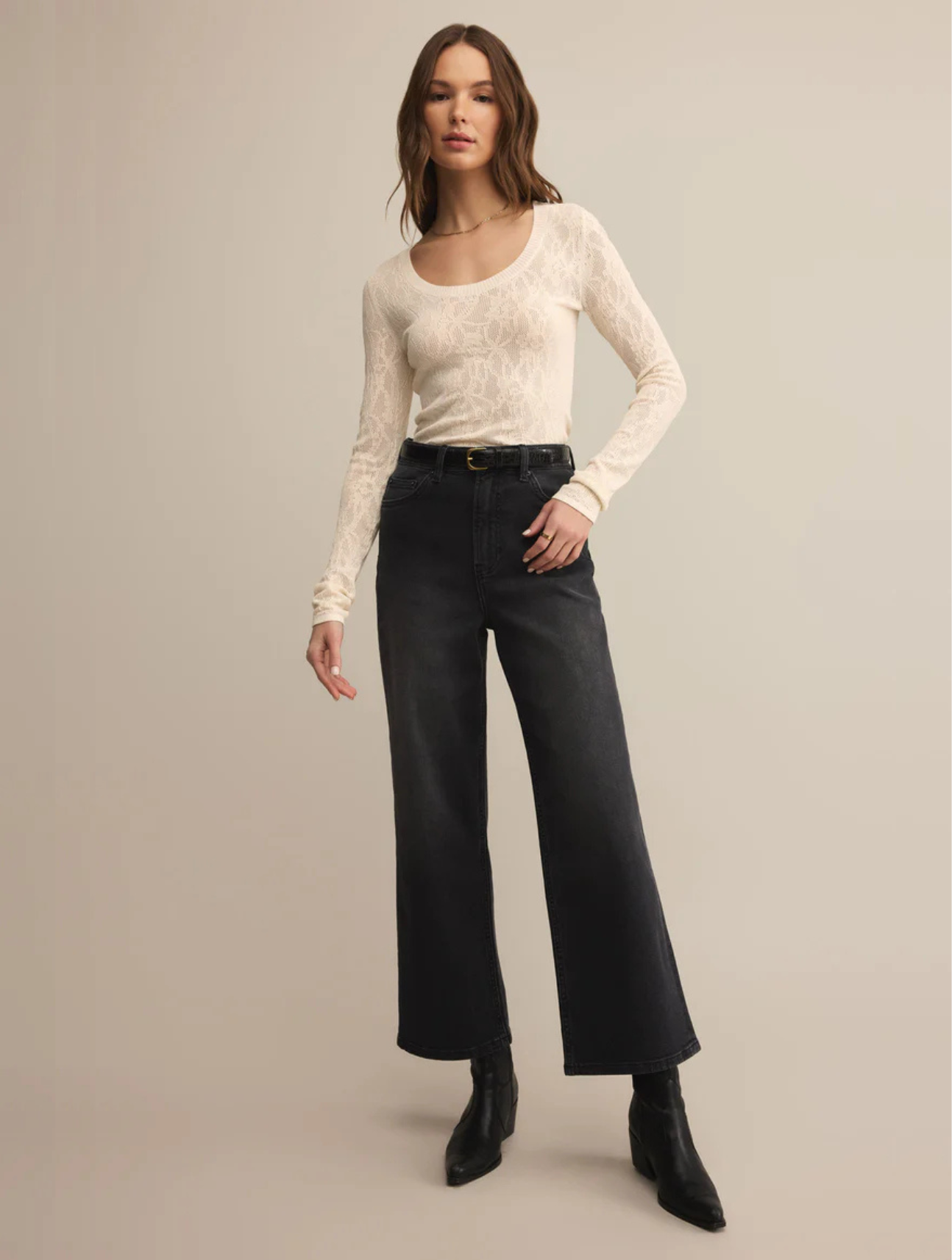 Tibi Scoop Mesh Top