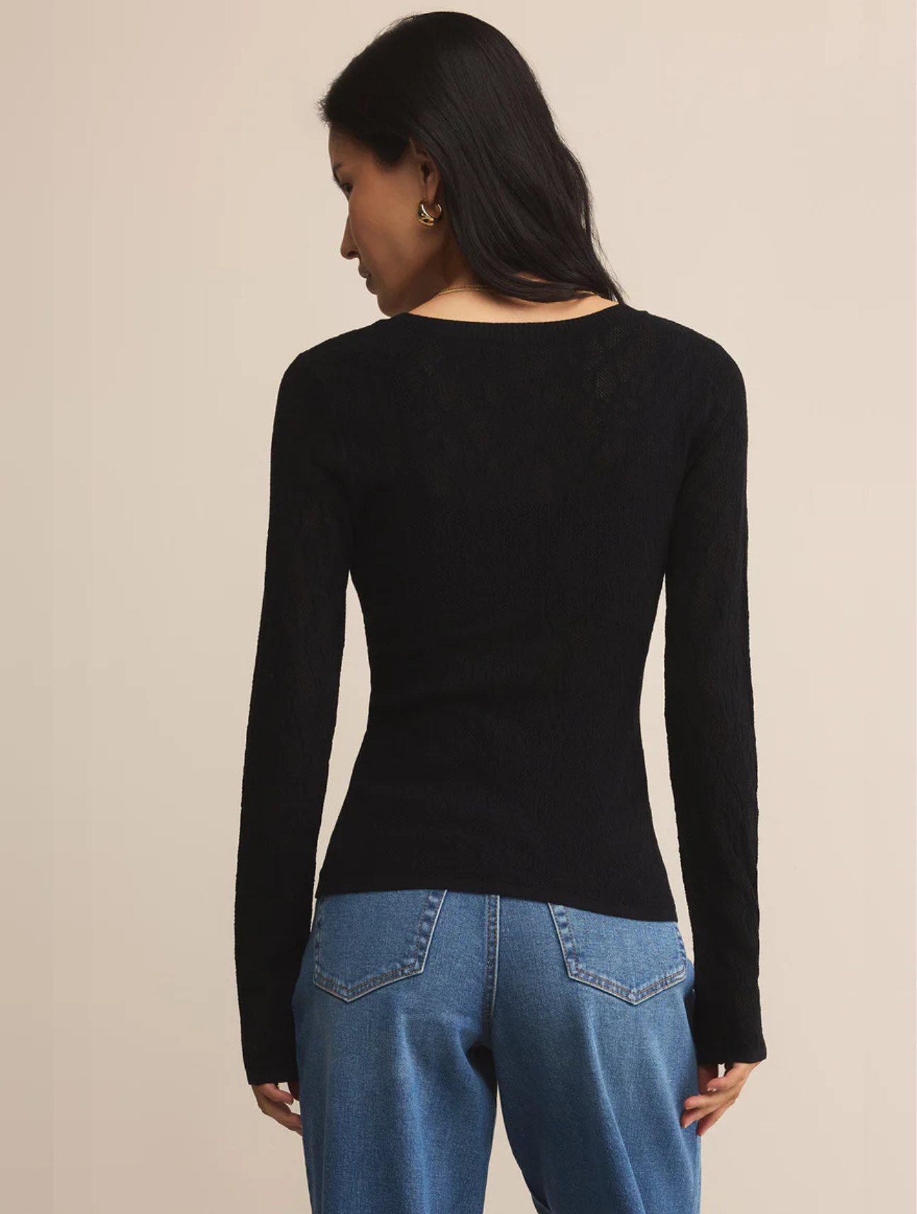 Tibi Scoop Mesh Top