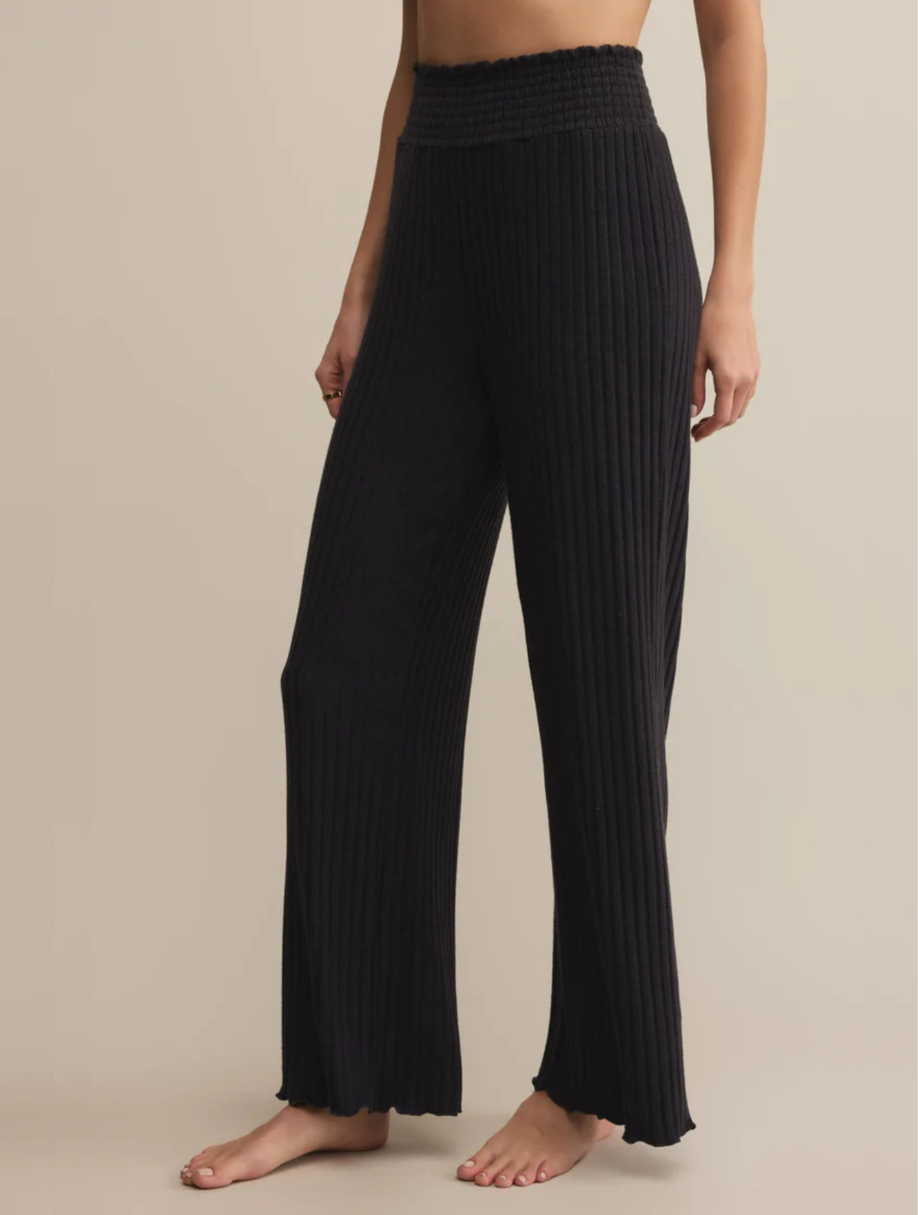 Dawn Smocked Rib Pant