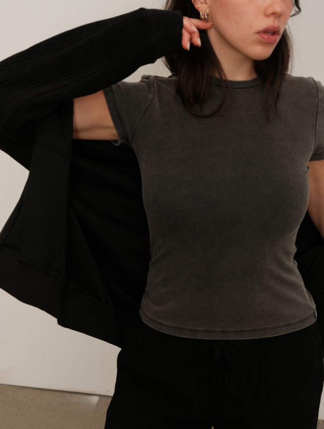 Micro Rib Tee