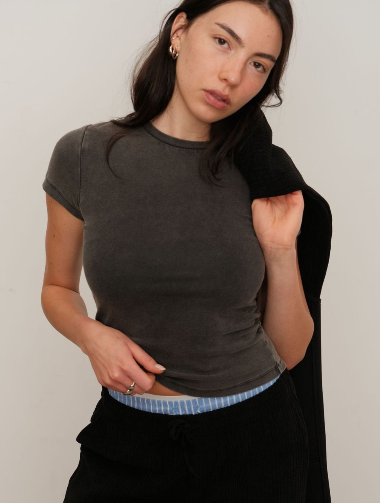 Micro Rib Tee