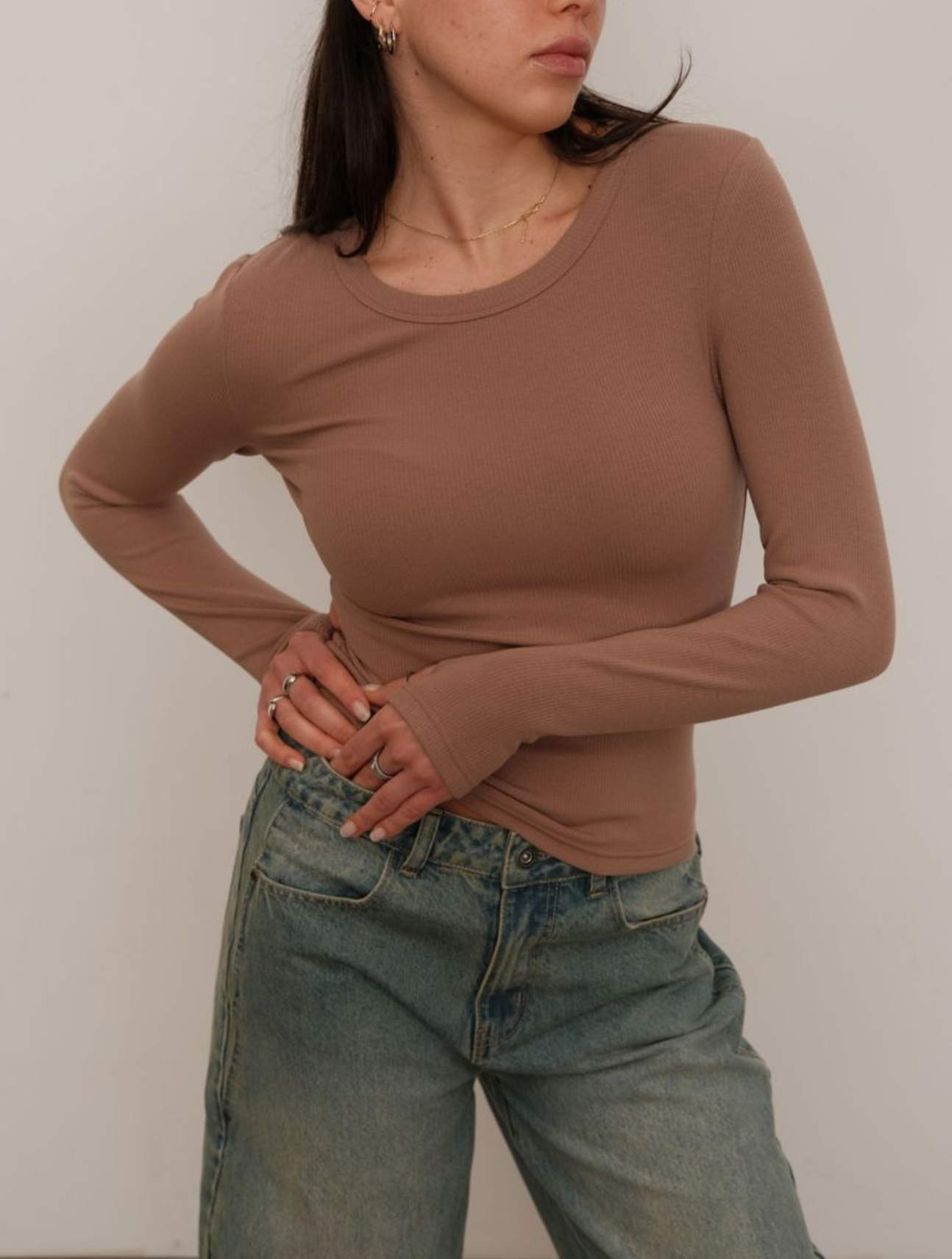 Plush Rib Long Sleeve