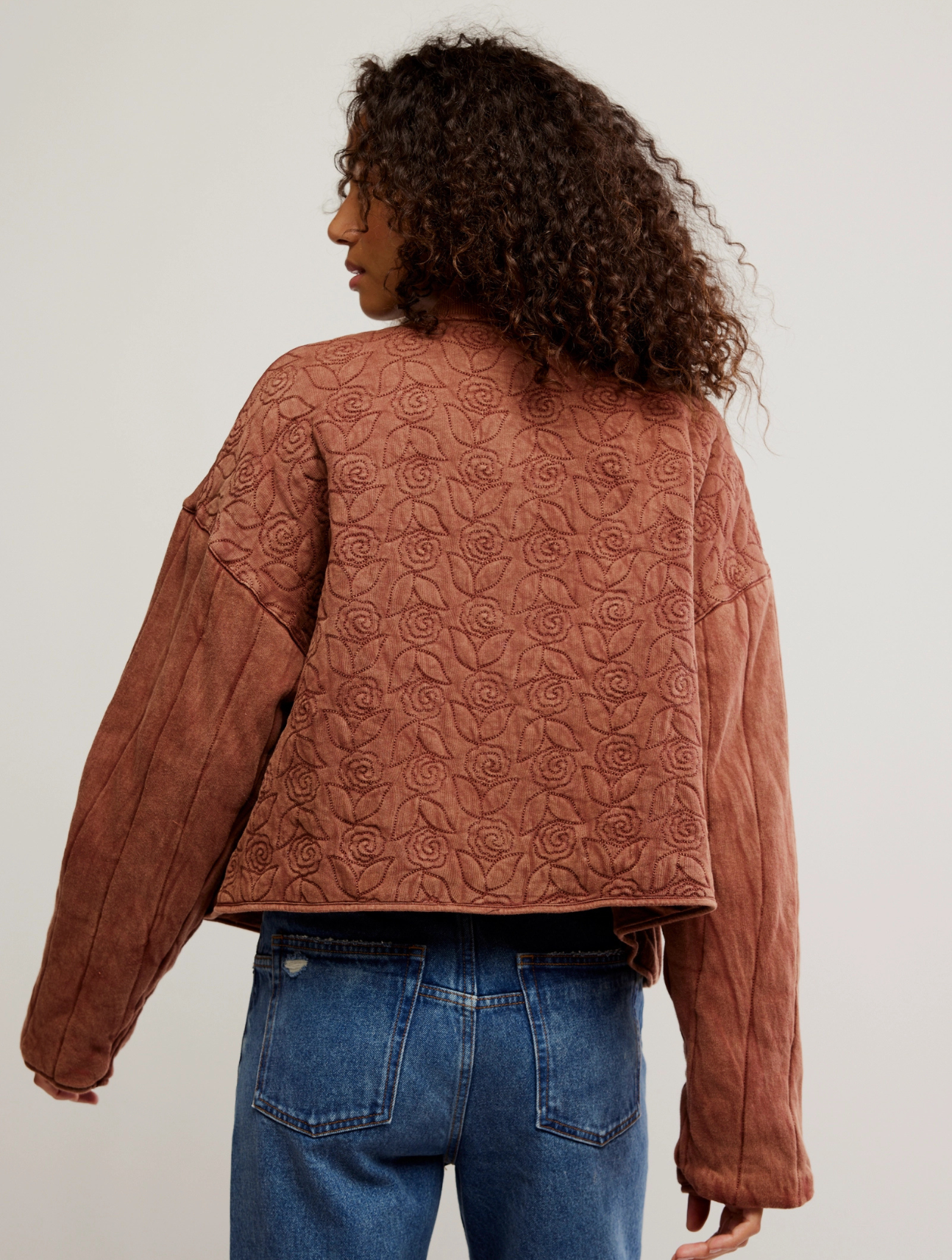 Rose Zip Up