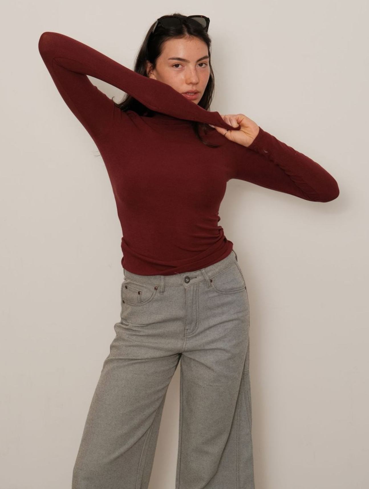 Wool Layering Turtleneck