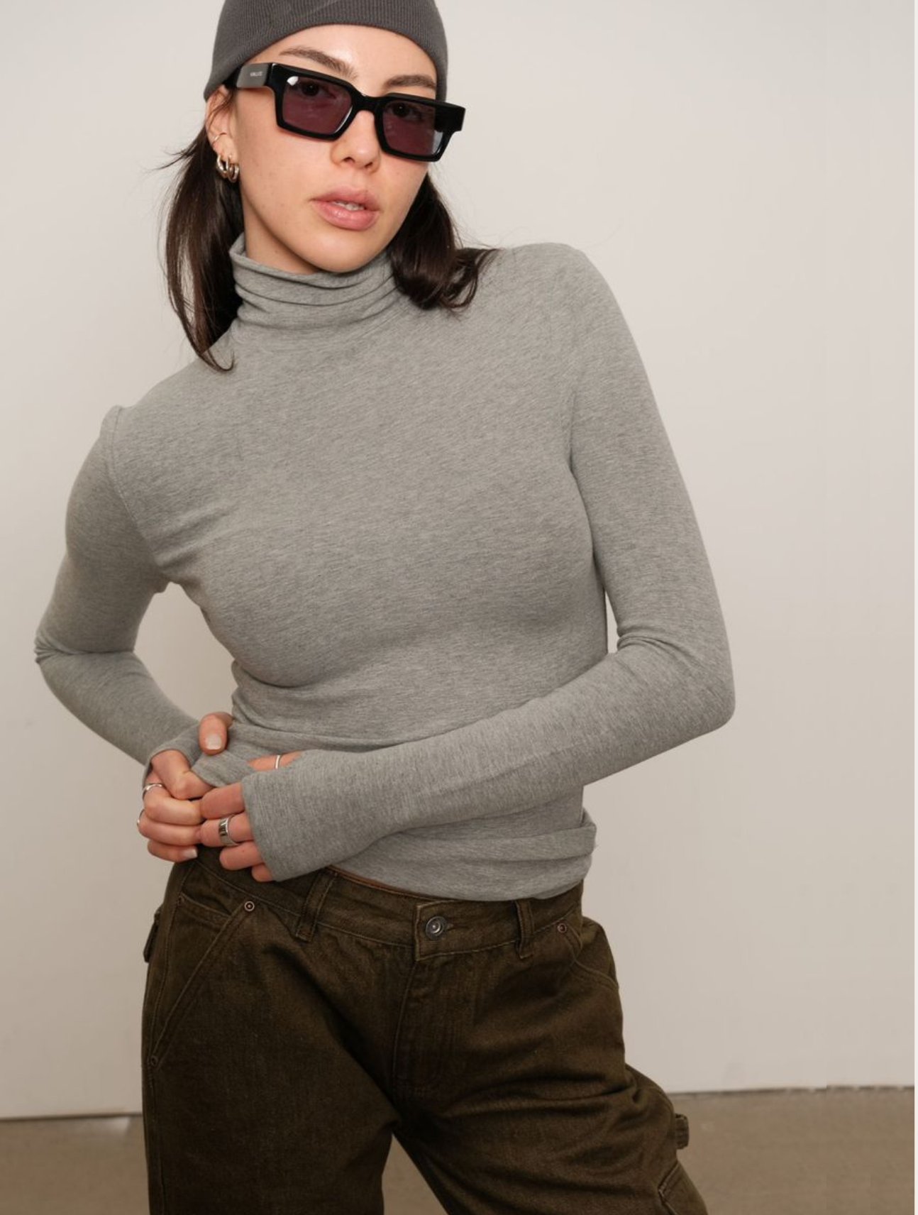 Wool Layering Turtleneck