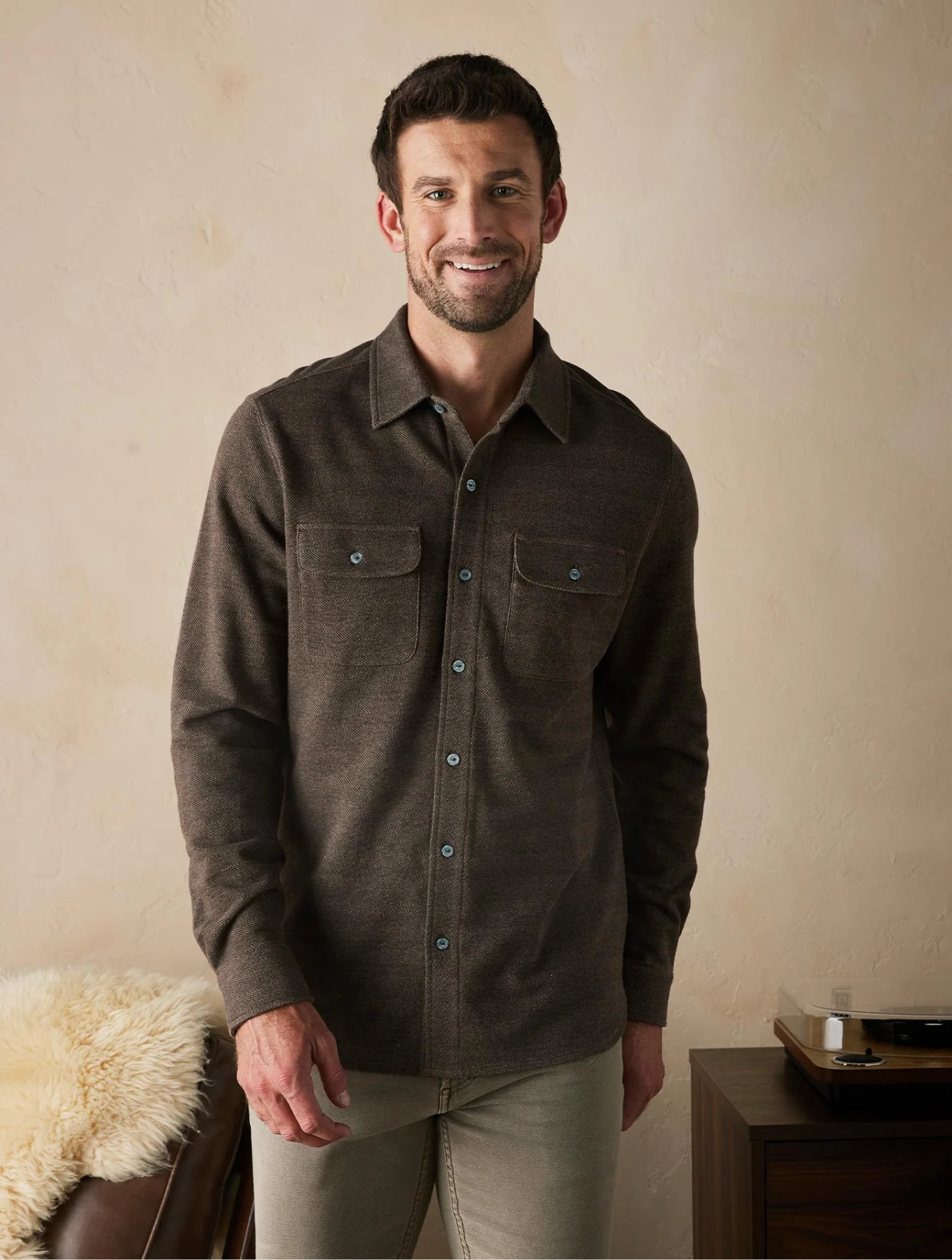 Textured Knit Shirt