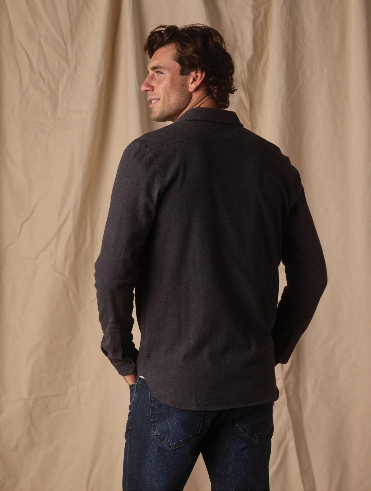 Lennox Jersey Button Up
