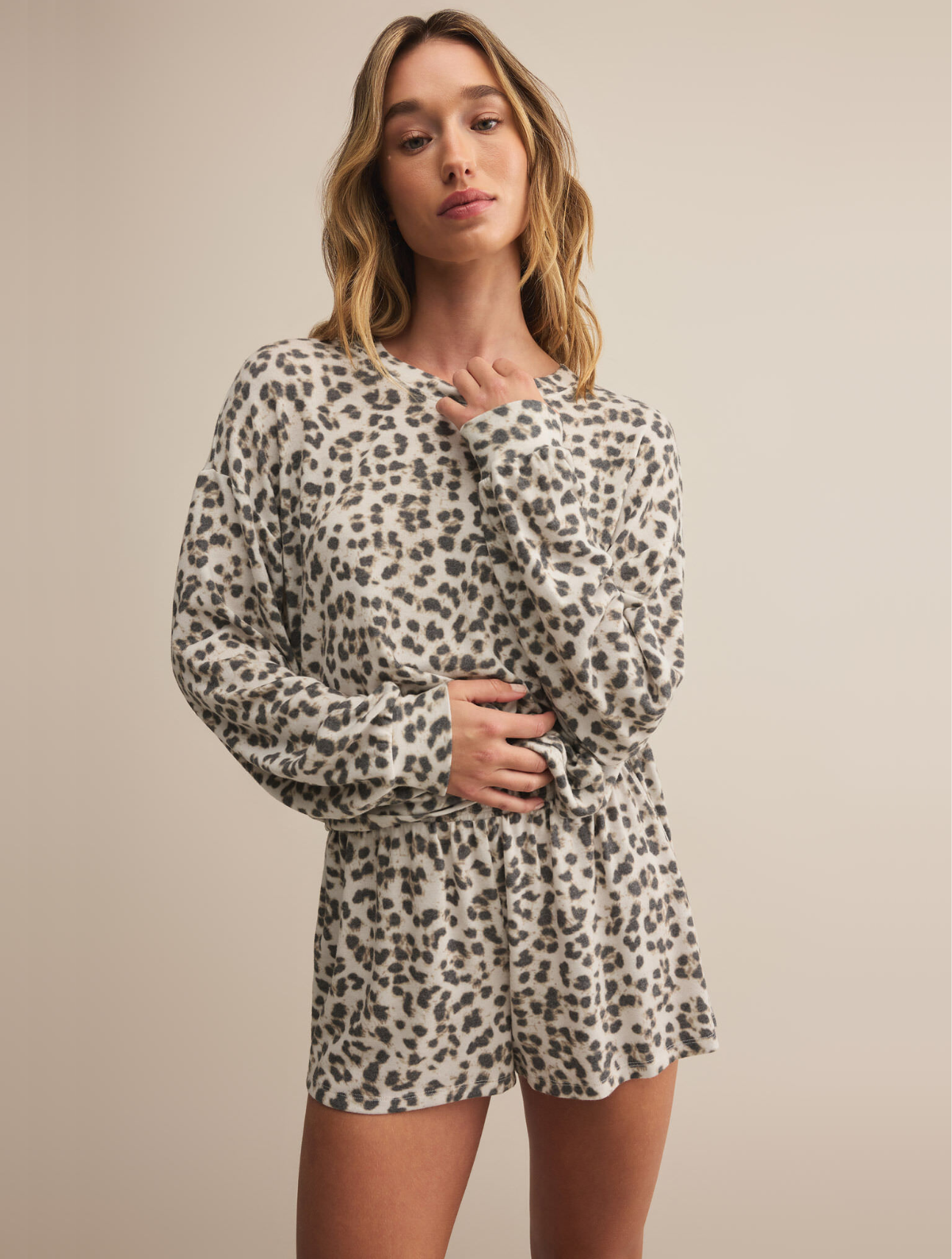 Luxe Leopard Long Sleeve Top