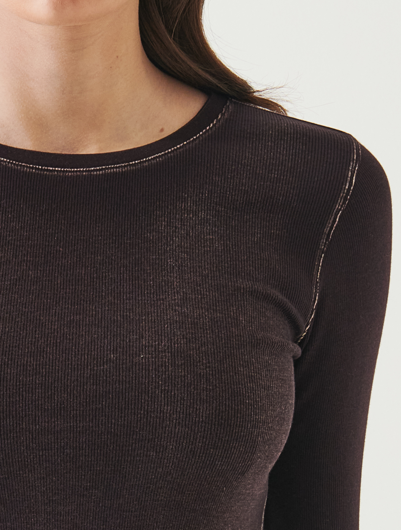 Vintage Rib Crew Long Sleeve