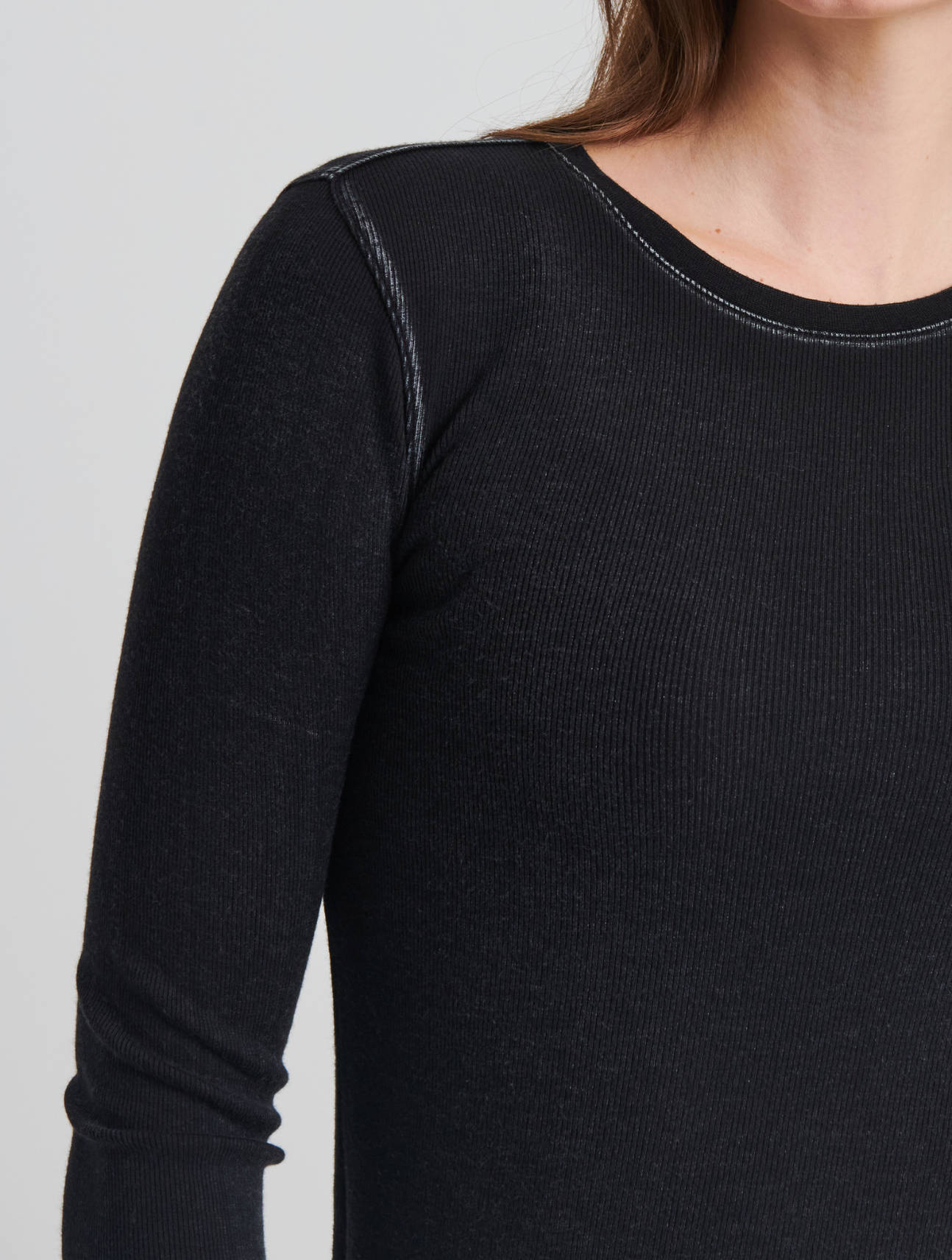 Vintage Rib Crew Long Sleeve