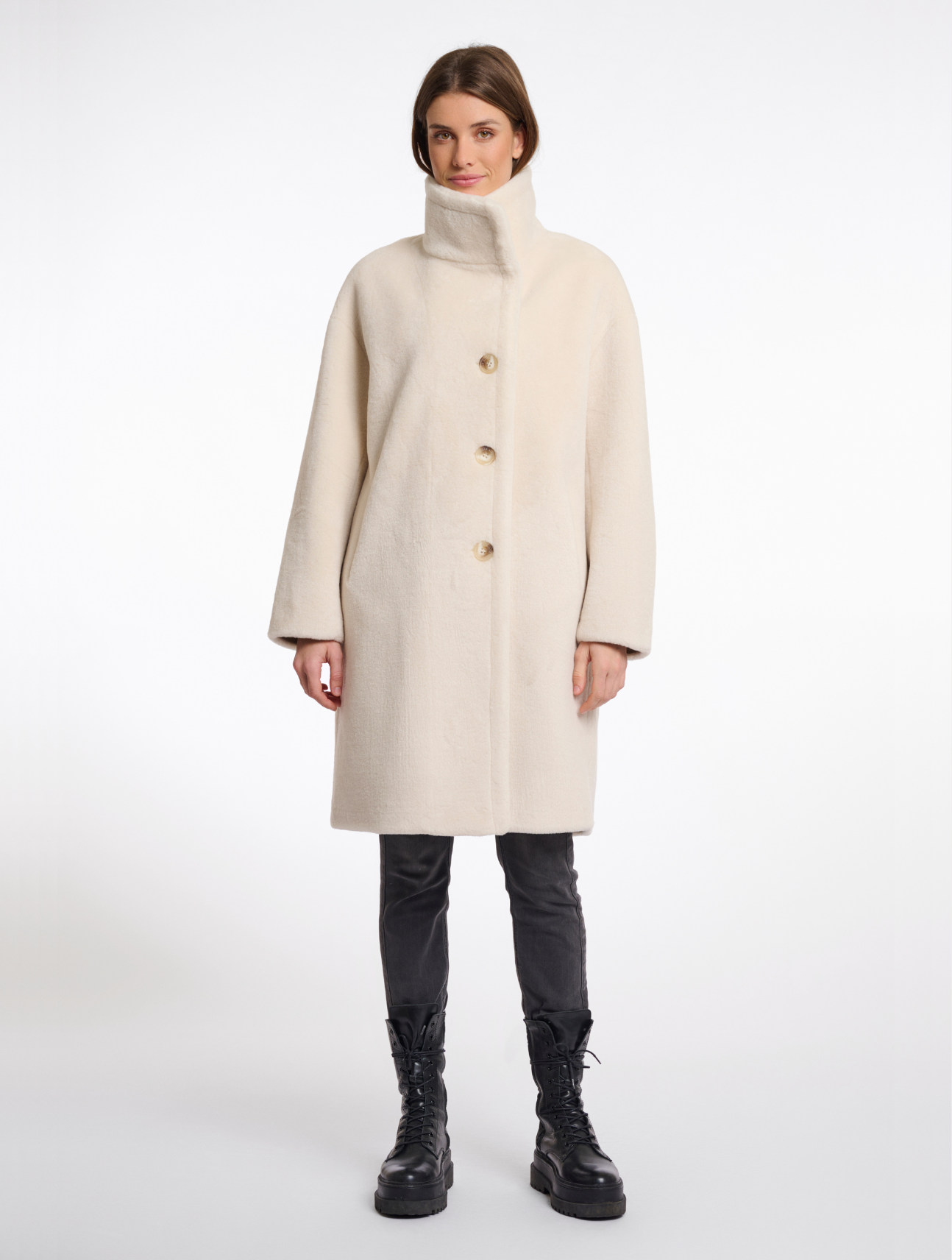 Cilou Faux Fur Coat
