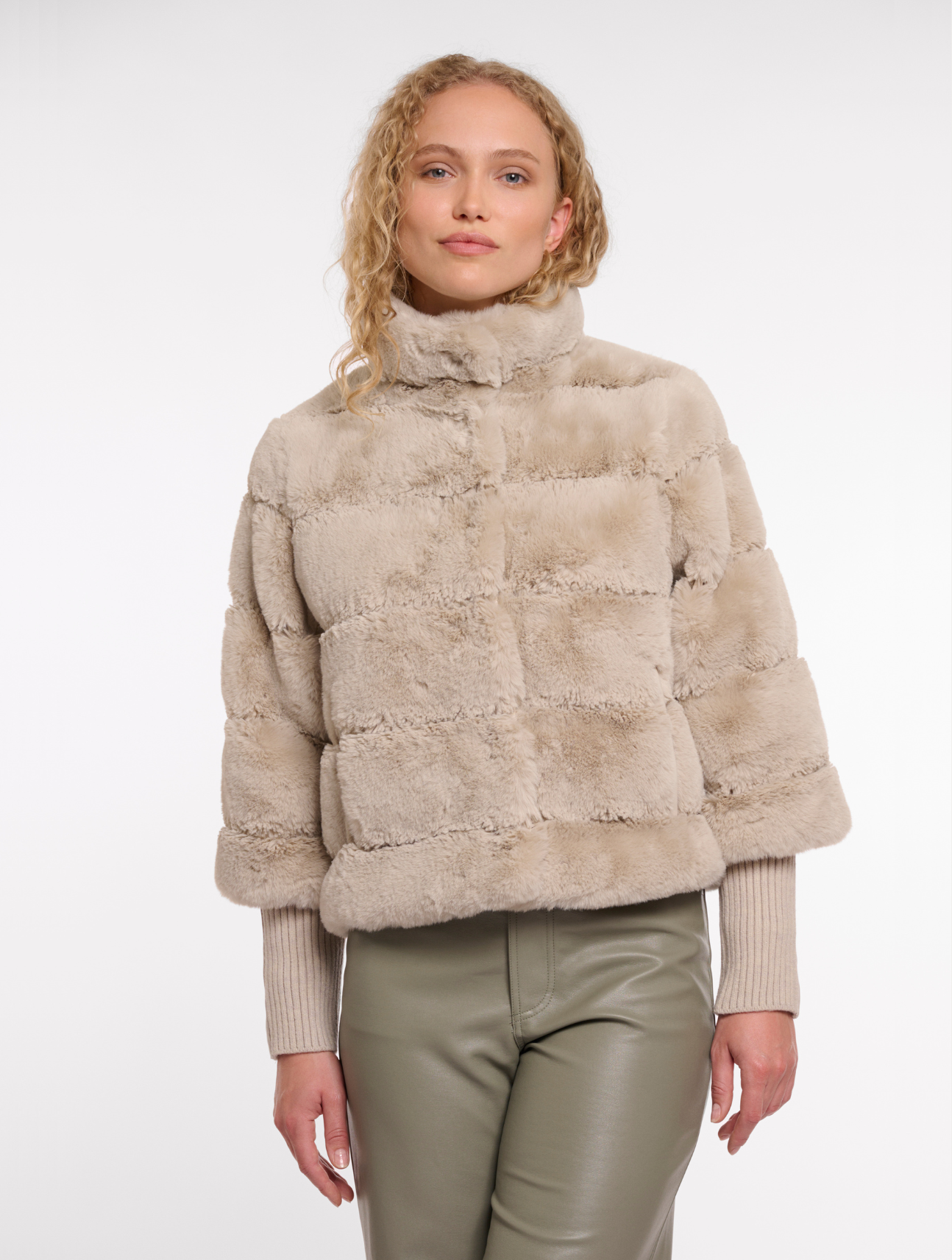 Feline Faux Fur Jacket