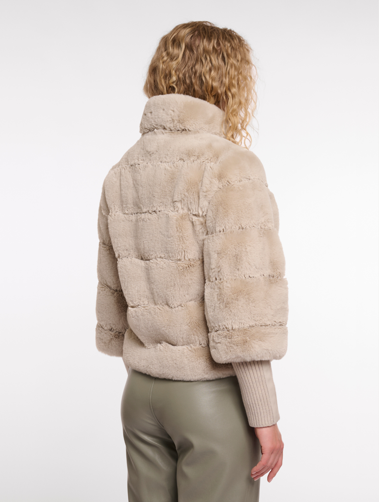 Feline Faux Fur Jacket
