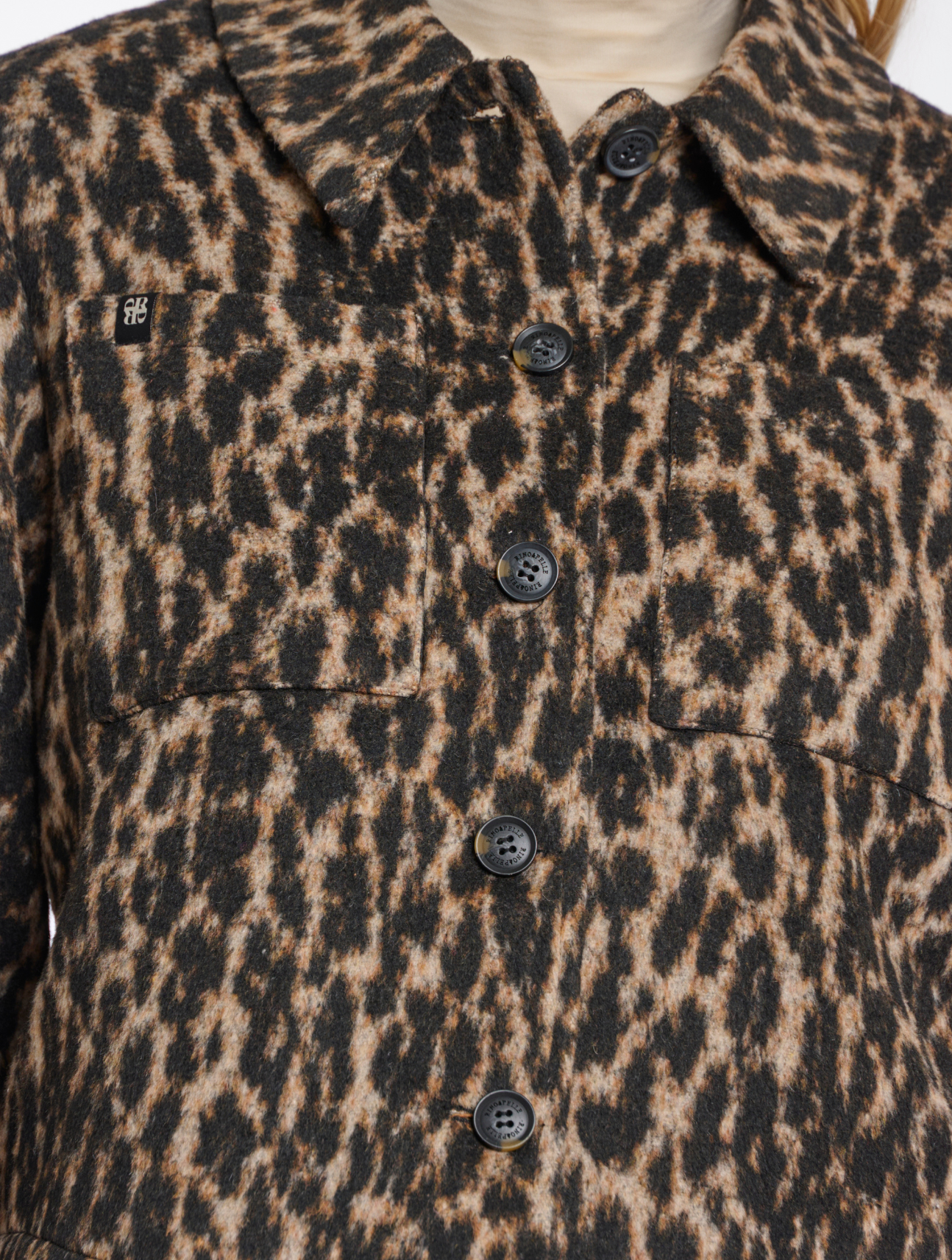 Lize Short Leopard Jacket