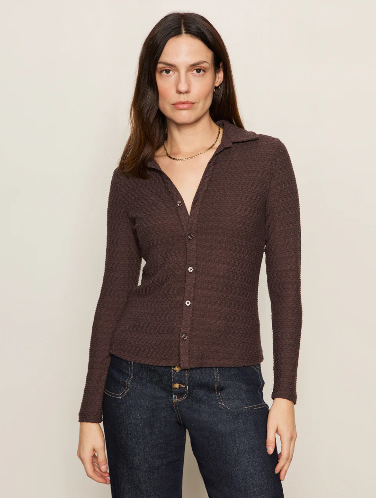 Textured Knit Dreamgirl Top