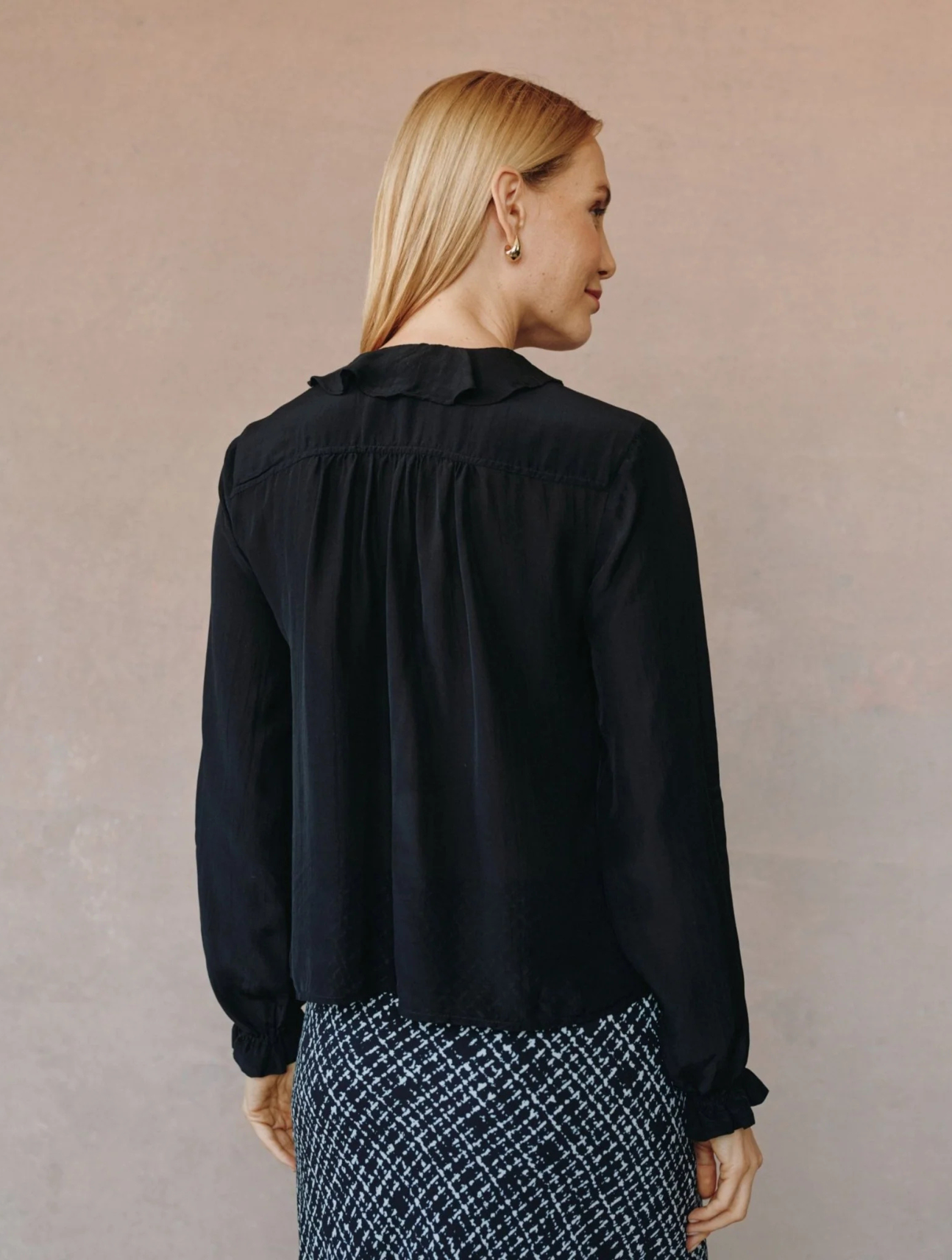 Raglan Ruffle Blouse