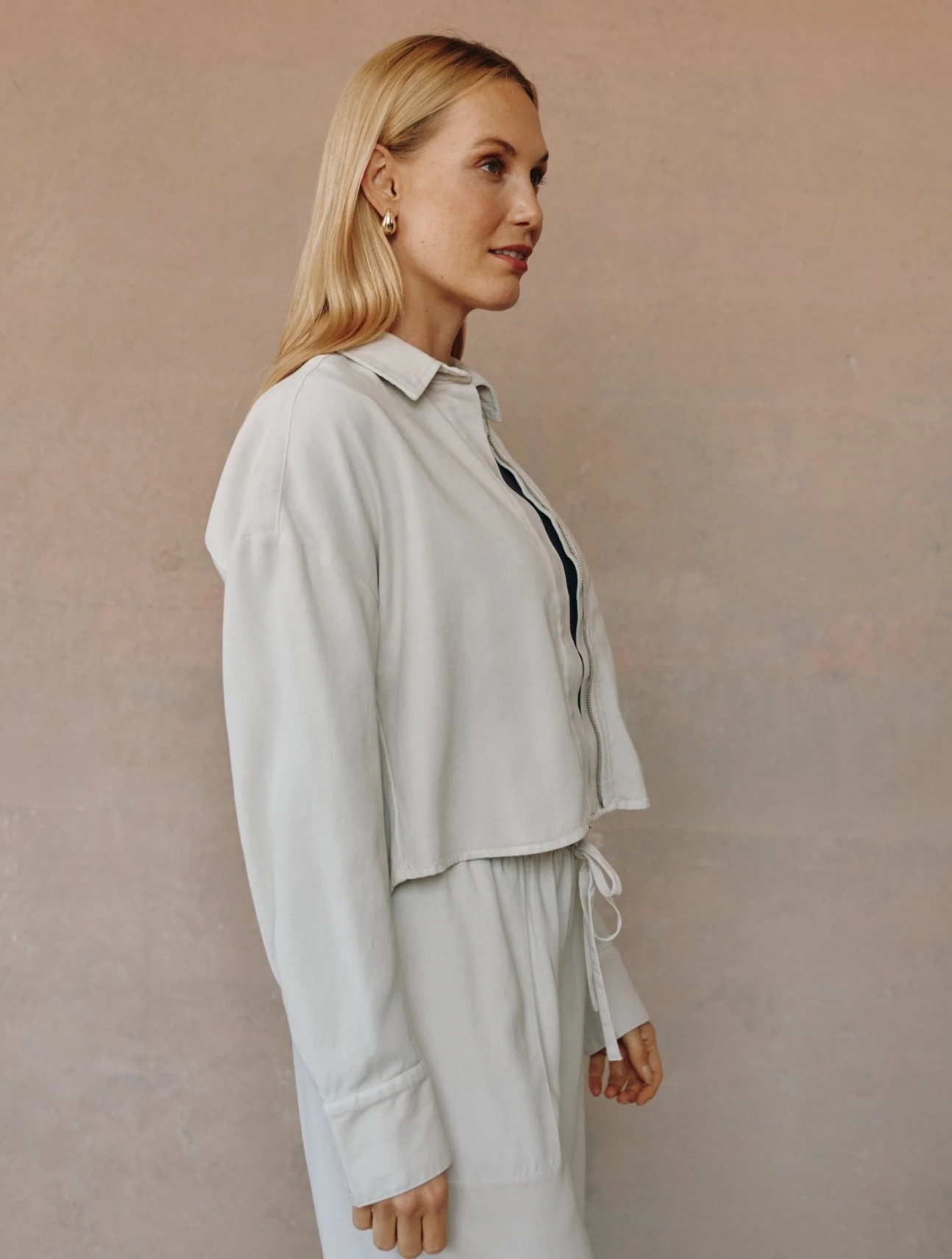 Oversized Crop Jacket