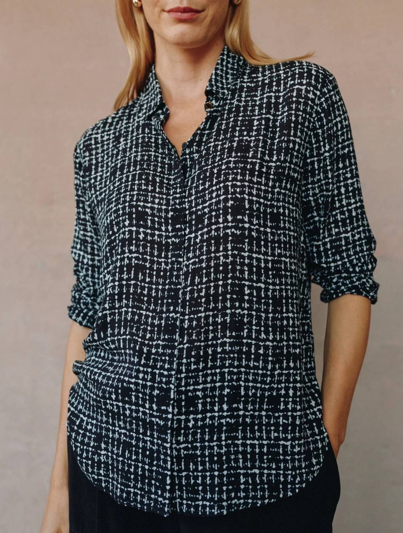 Clean Front Hipster Shirt