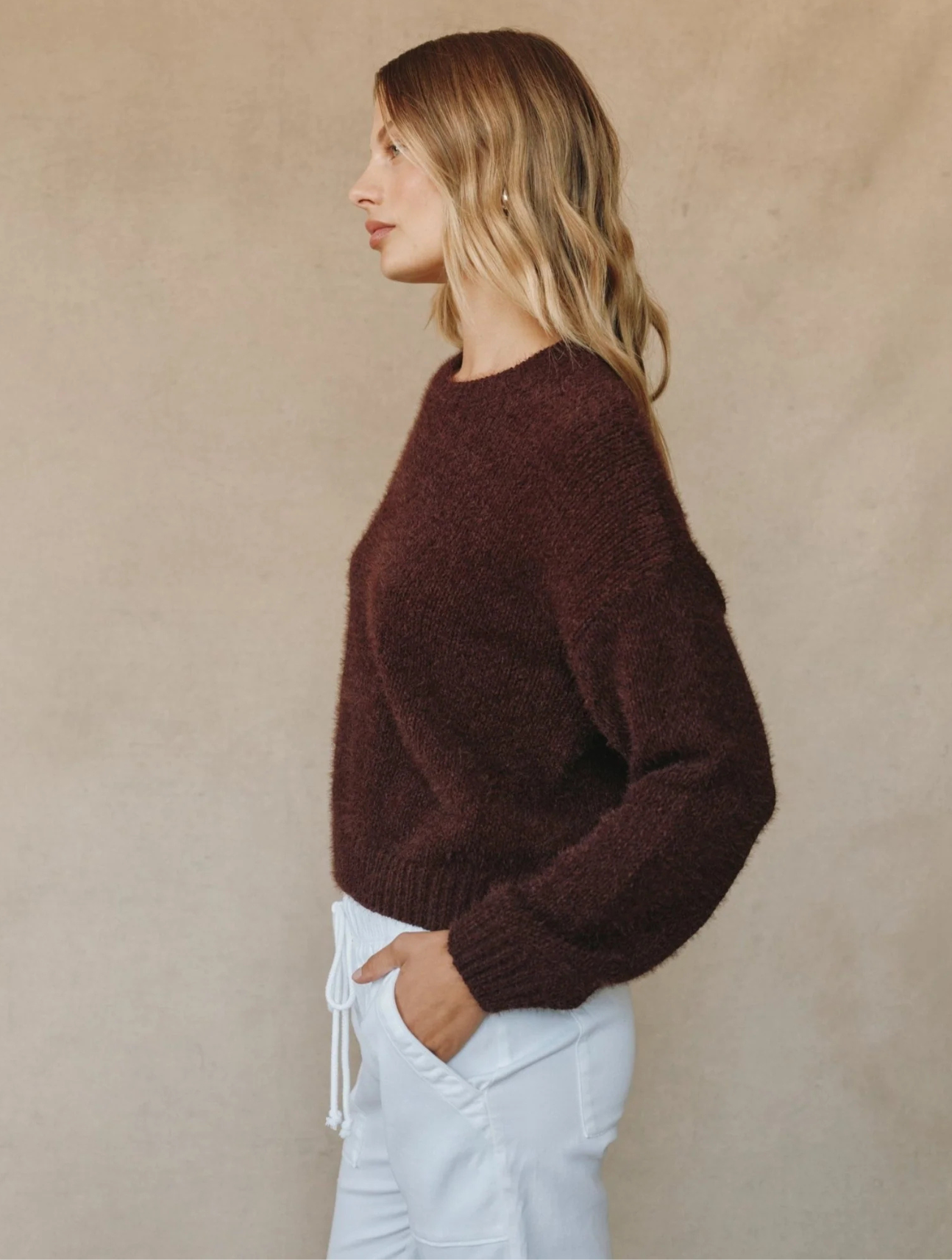 Drop Shoulder Sweater