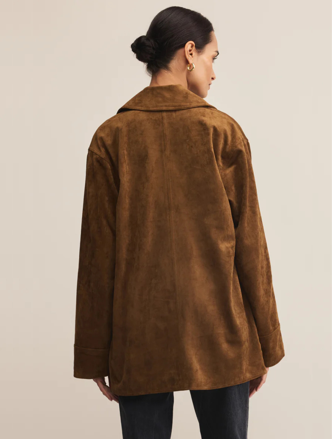 Decker Faux Suede Chore Jacket