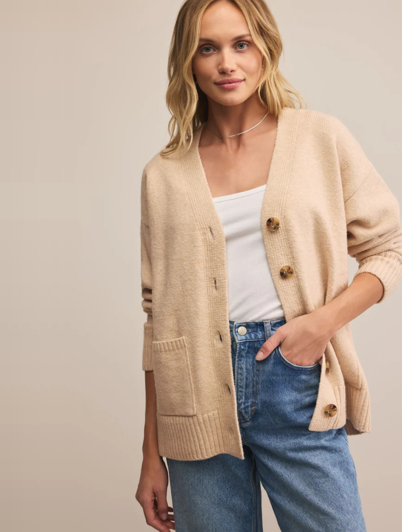 Theo V-Neck Cardigan