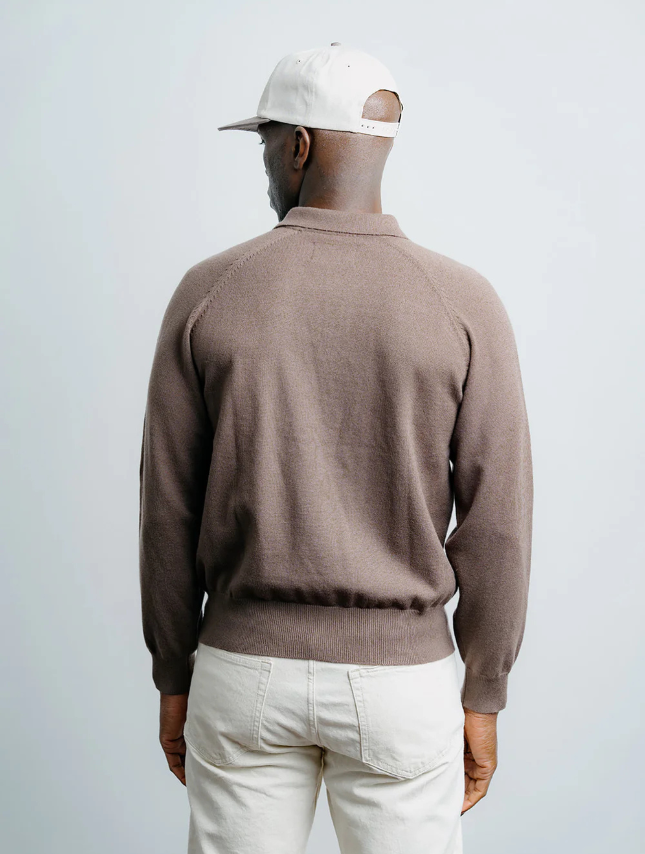 Long Sleeve Knit Polo