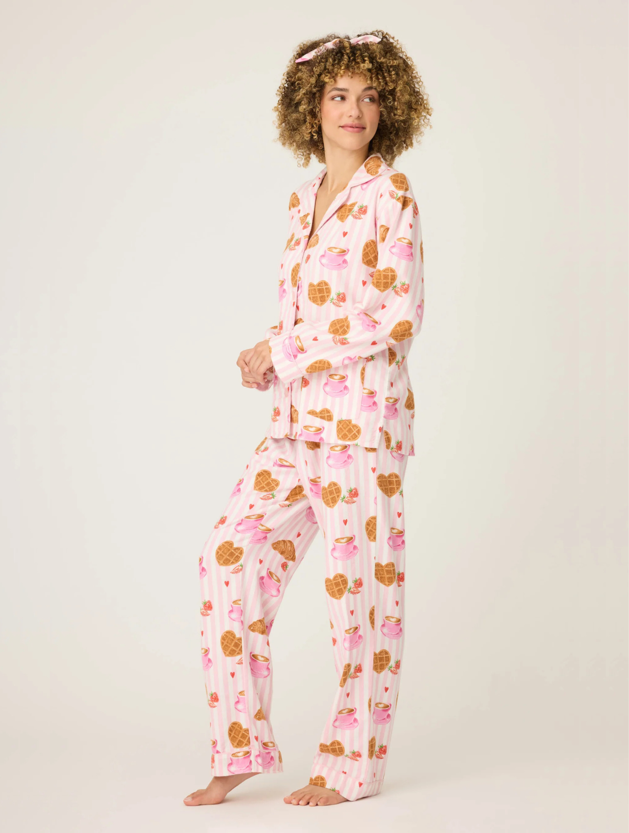 Brunch Club Flannel PJ Set