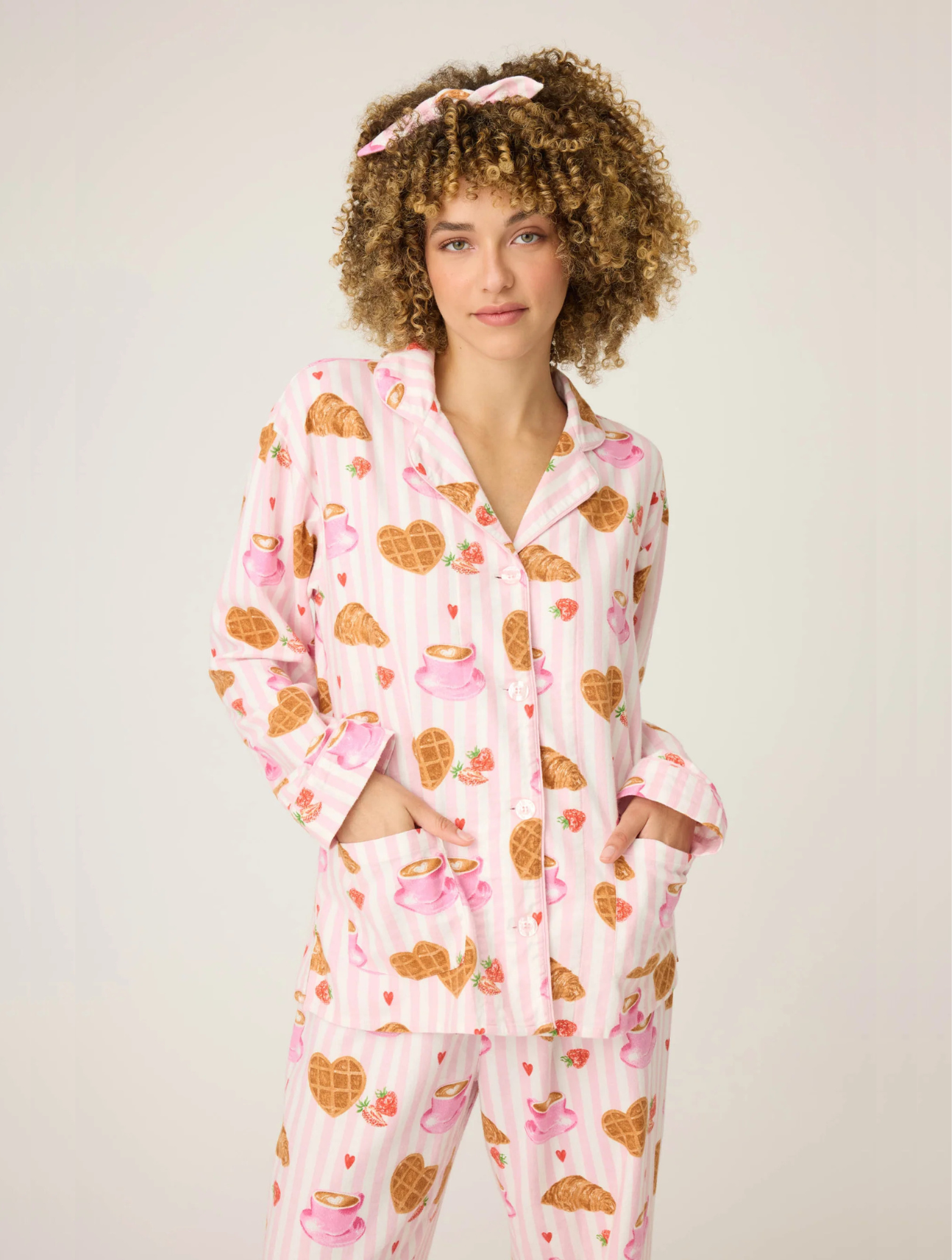 Brunch Club Flannel PJ Set