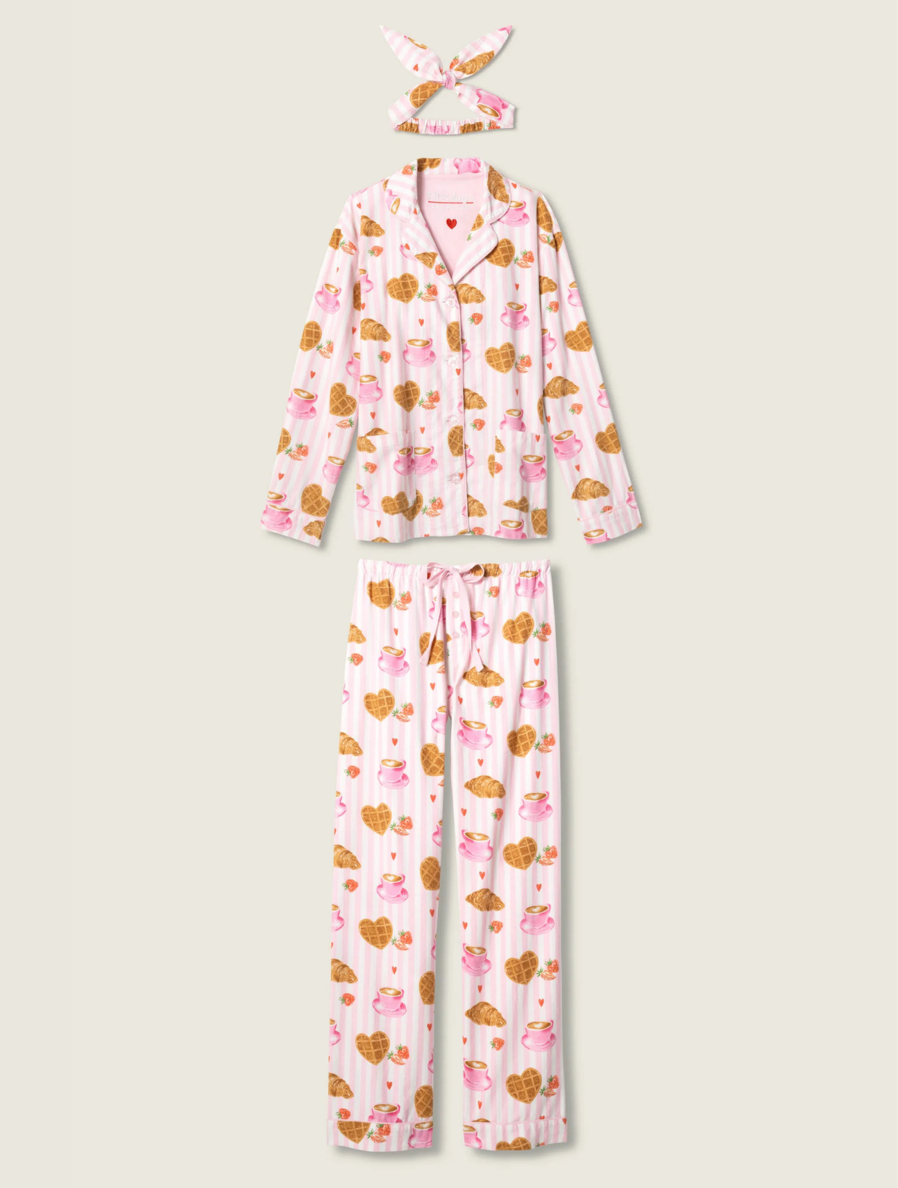 Brunch Club Flannel PJ Set