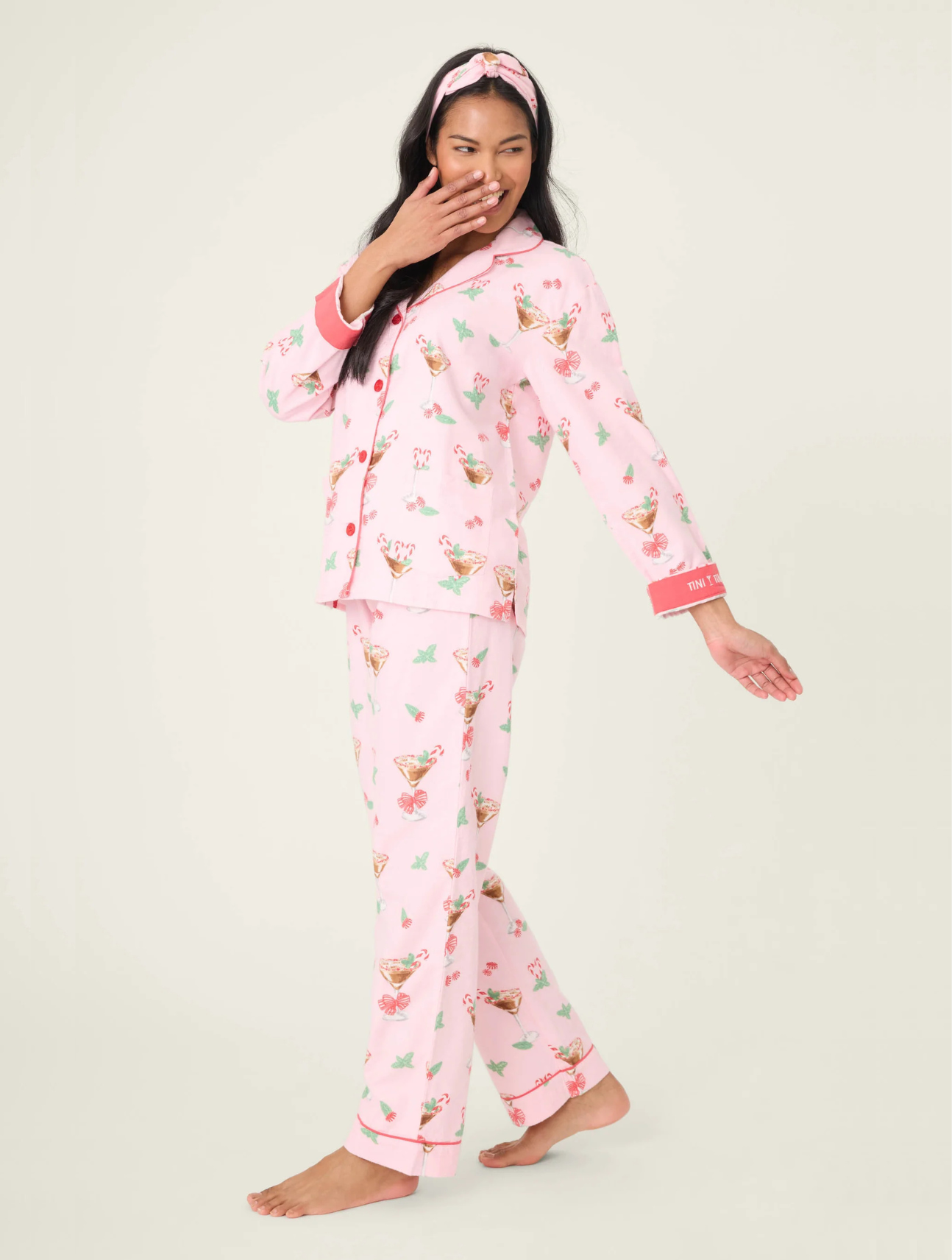 Tini Time Drink Flannel PJ Set