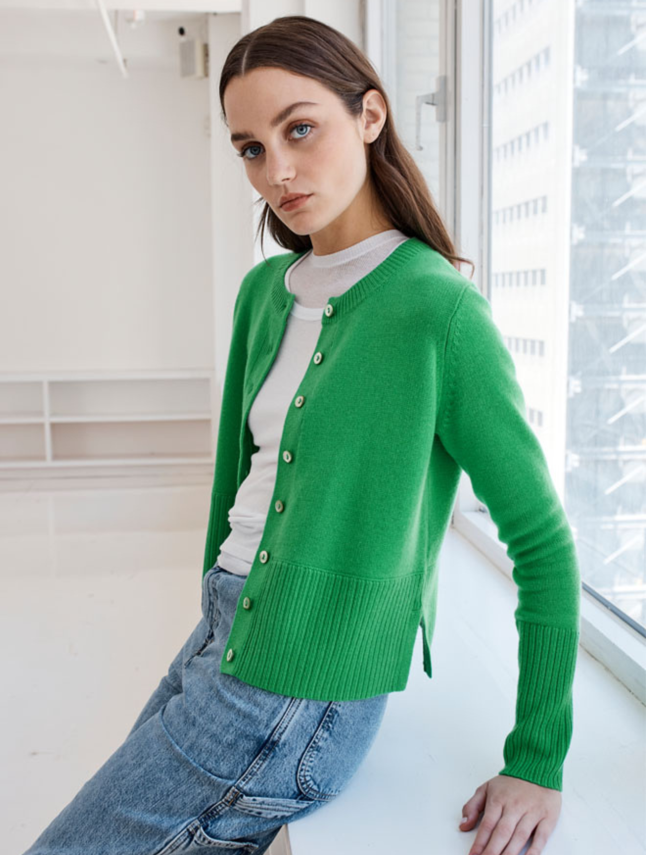 Hi Rib Cardigan