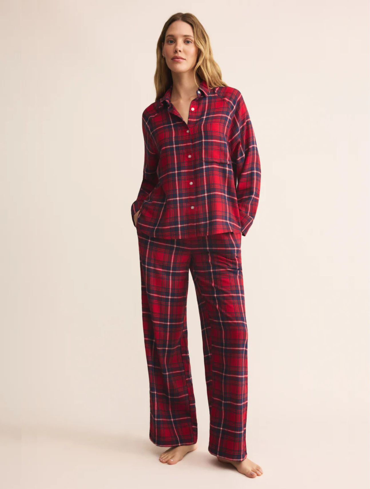 River Plaid Button Up