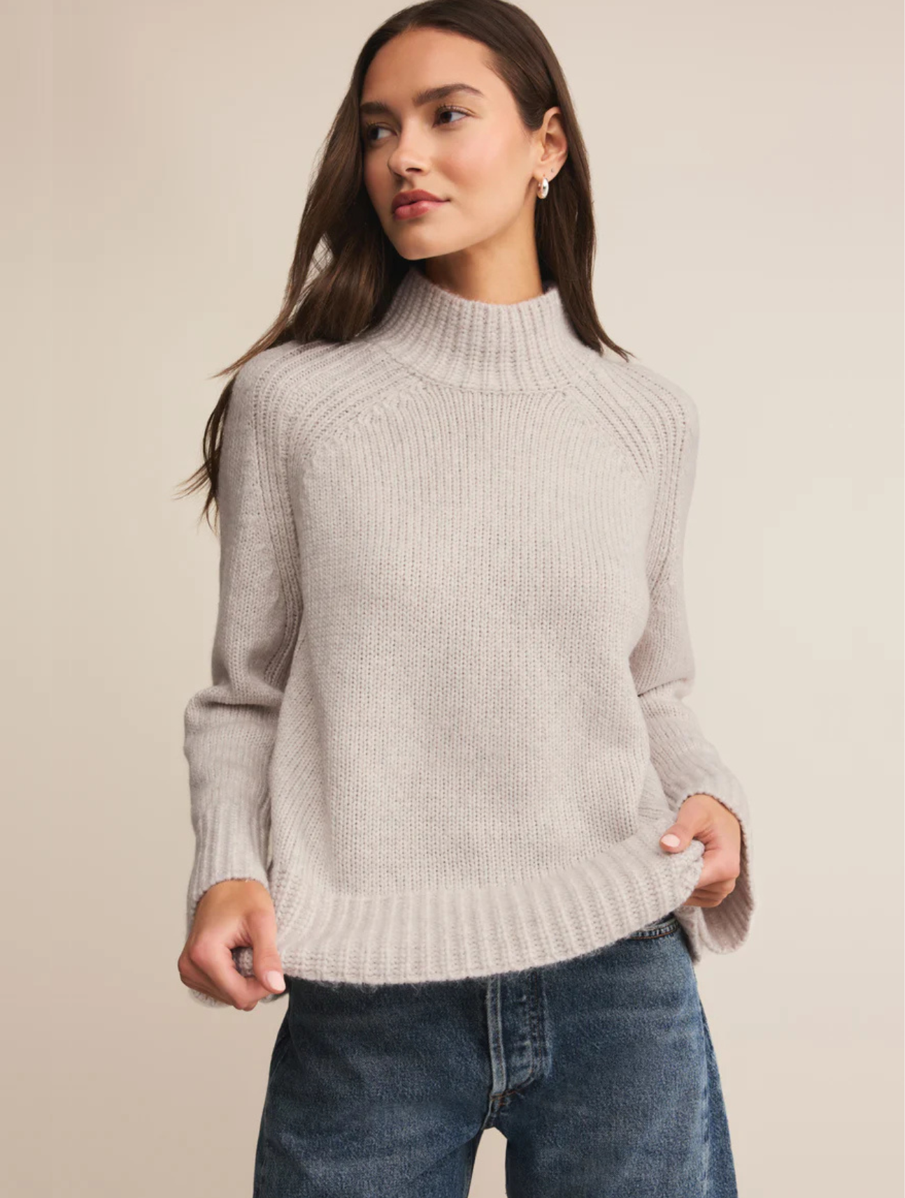 Emerge Mock Neck Sweater