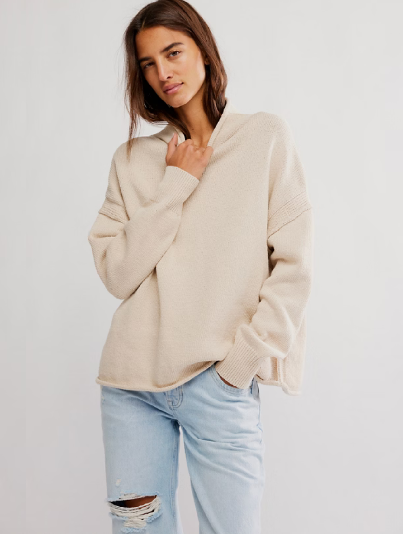 Torres Roll Neck Knit Sweater