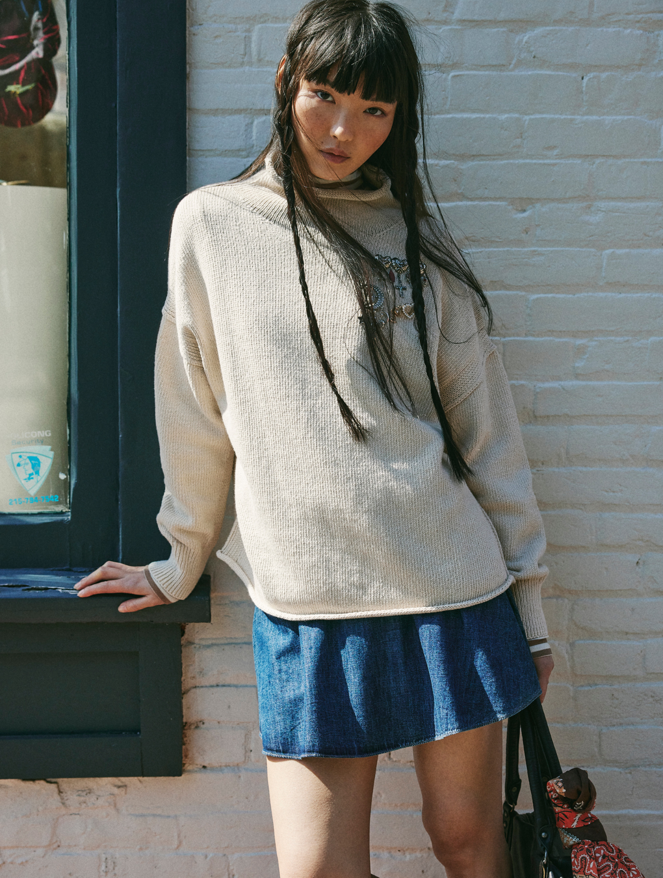 Torres Roll Neck Knit Sweater