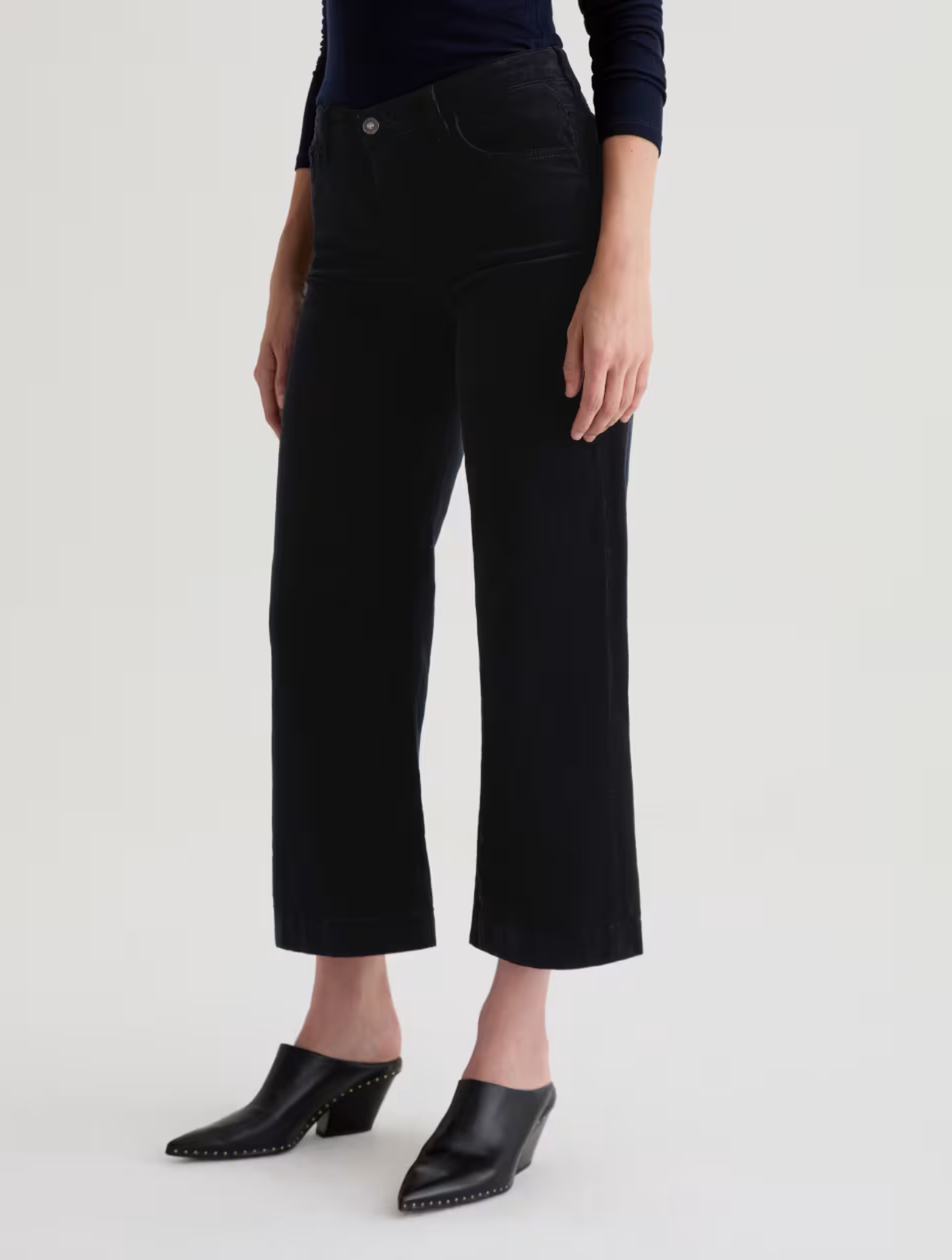 Saige Wide Leg Crop Corduroy