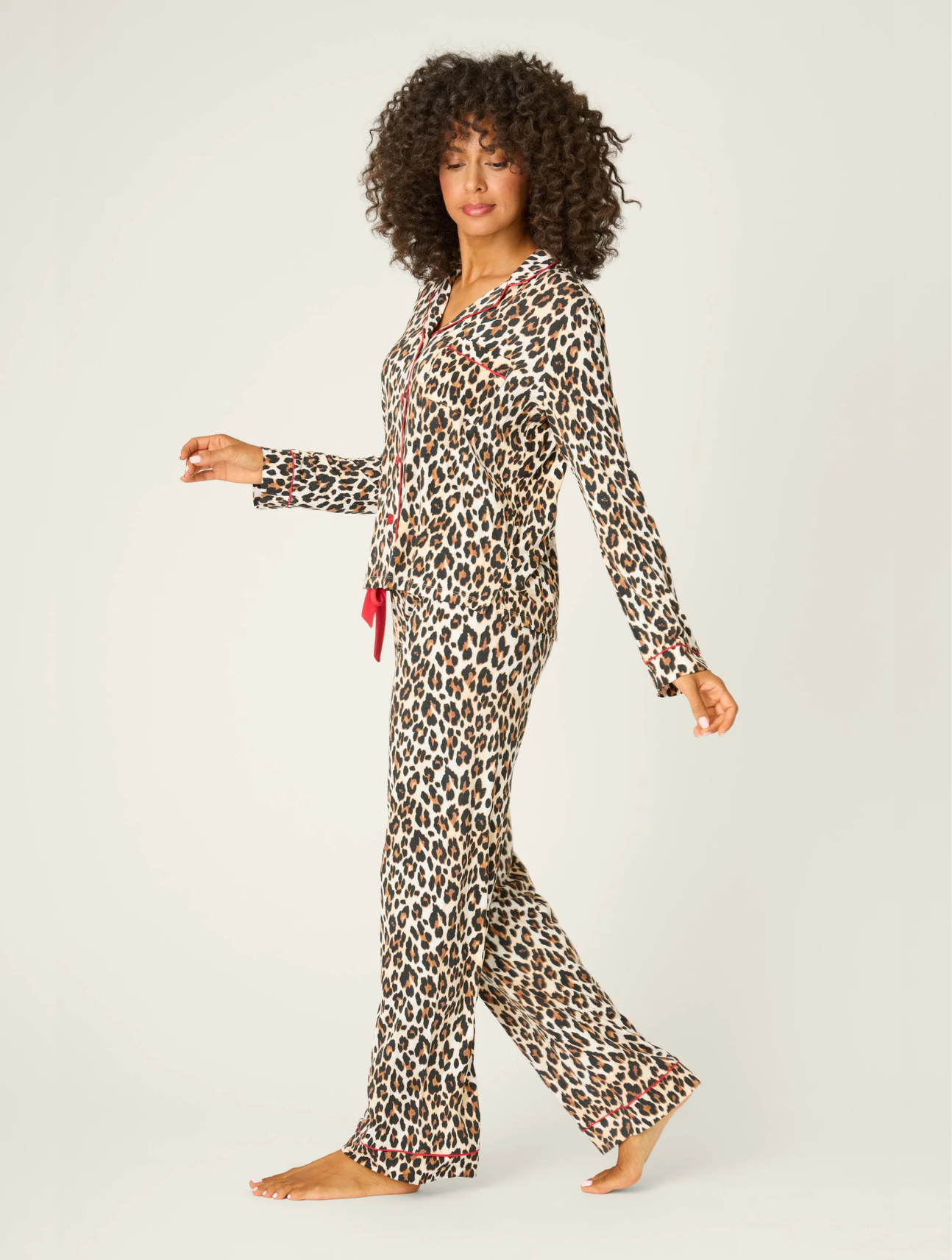 Holiday Dreams Leopard PJ Set