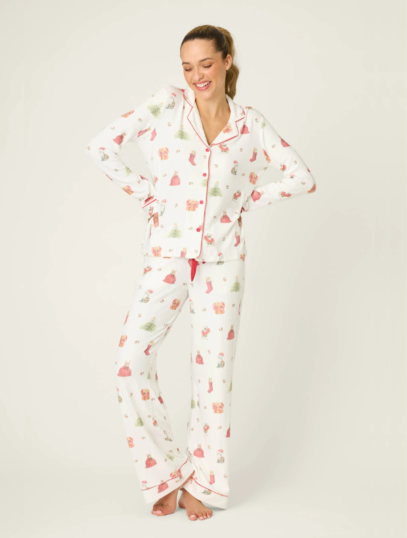 Feline Festive PJ Set