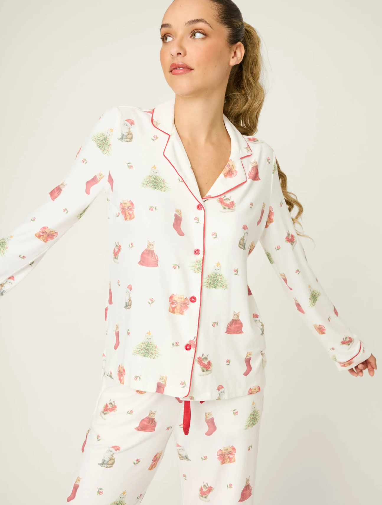 Feline Festive PJ Set