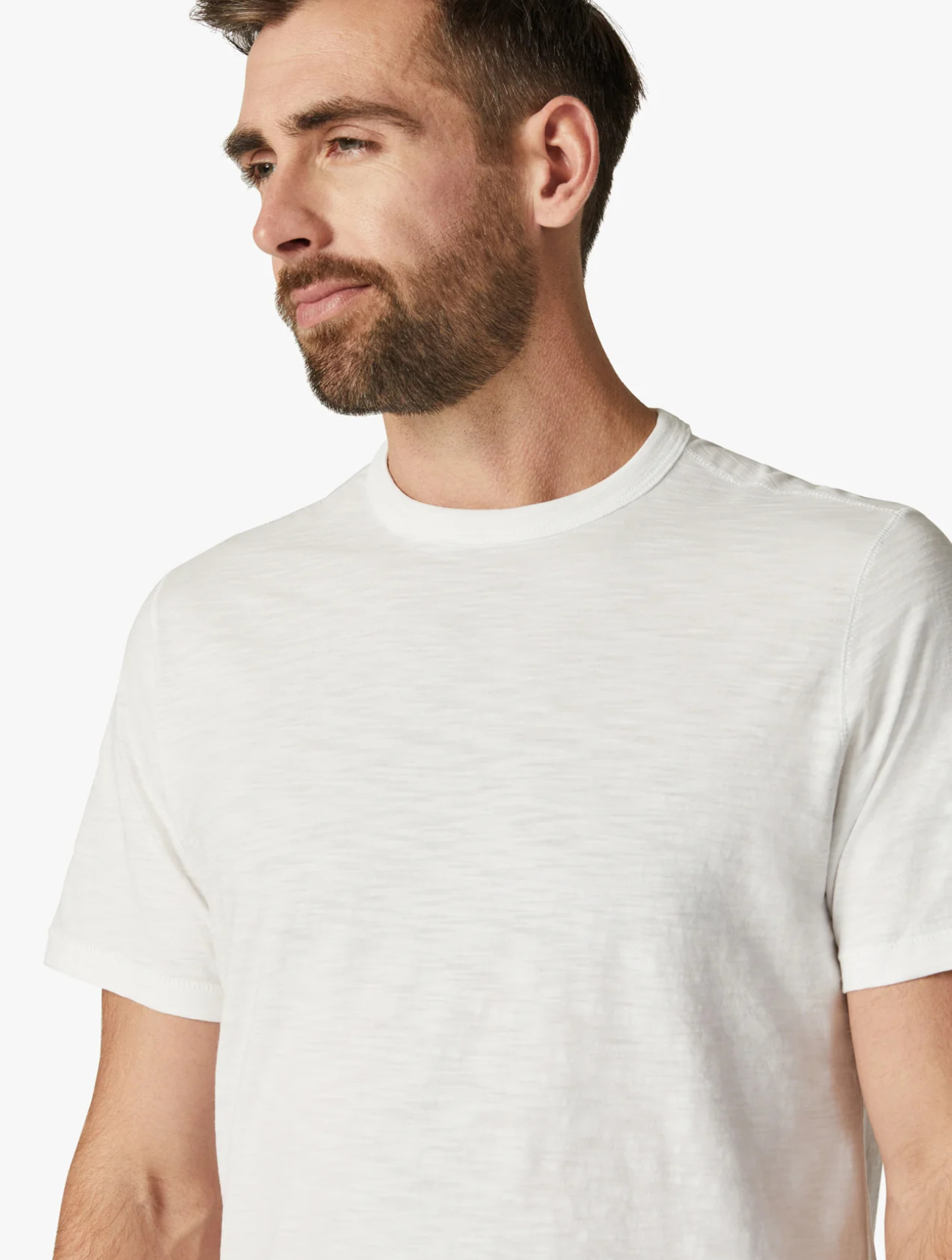 Slub Crew Neck T-Shirt