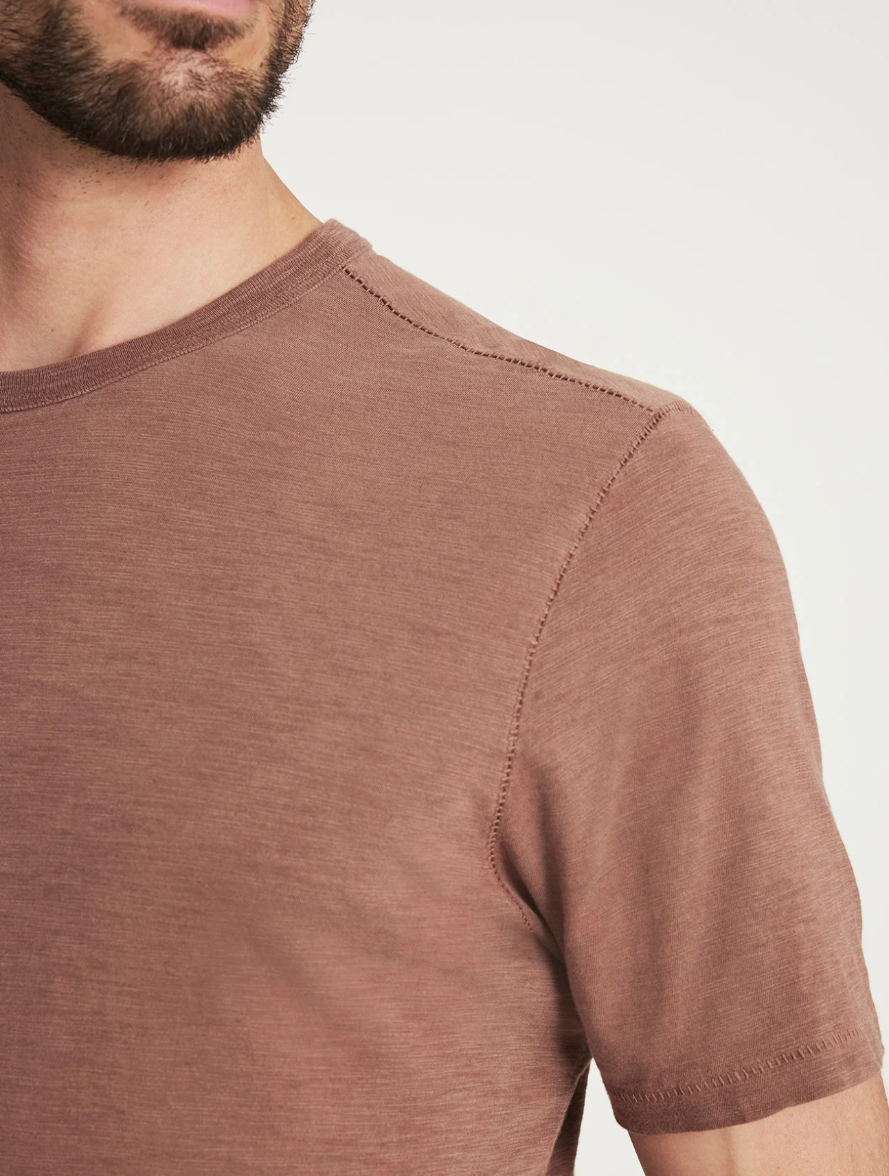 Slub Crew Neck T-Shirt