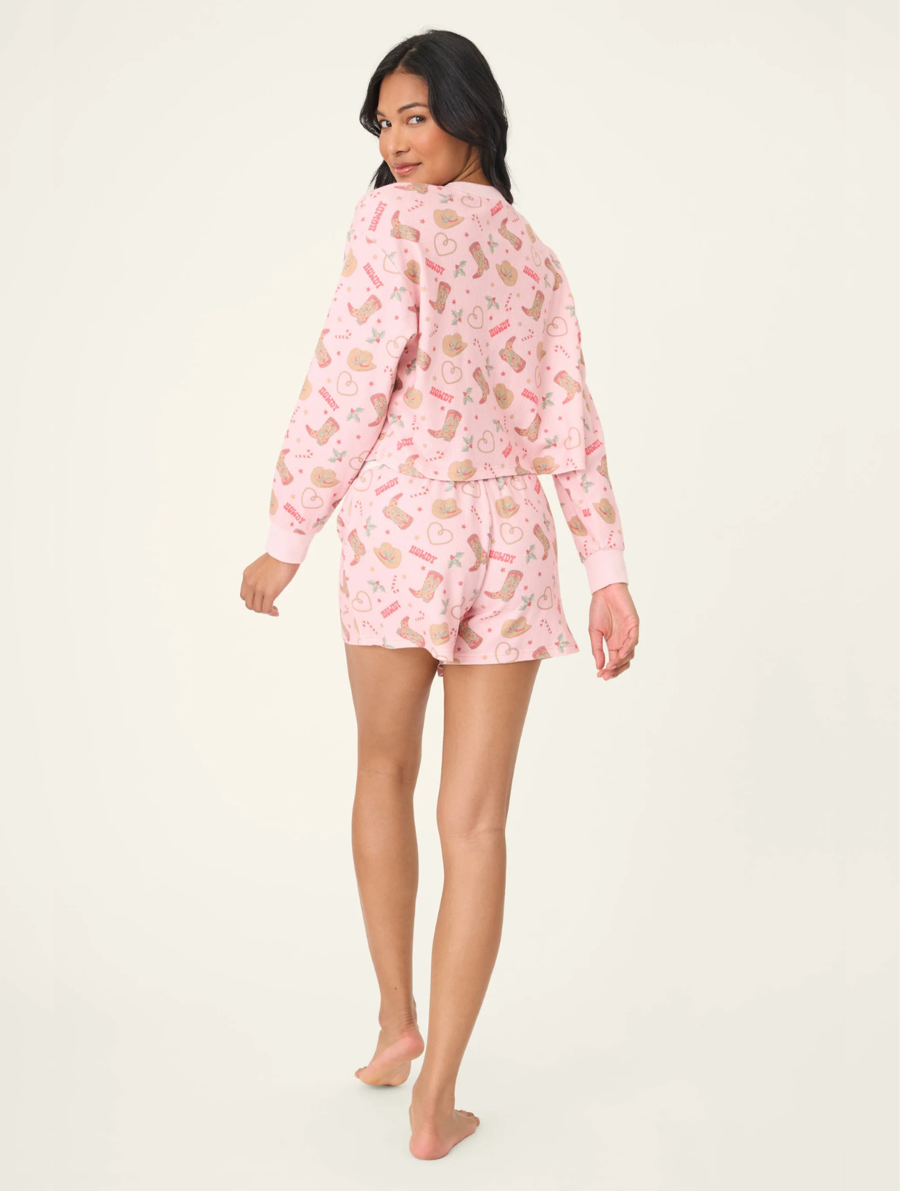 Boyfriend Boxer Western Holiday PJ Set